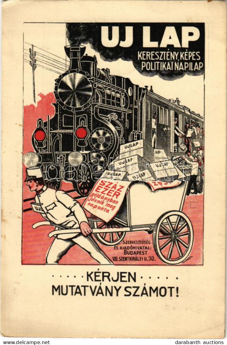 ** T2/T3 Új Lap - Keresztény Képes Politikai Napilap Reklámja. Kérjen Mutatványszámot! Budapest, Szentkirályi Utca 30. / - Unclassified