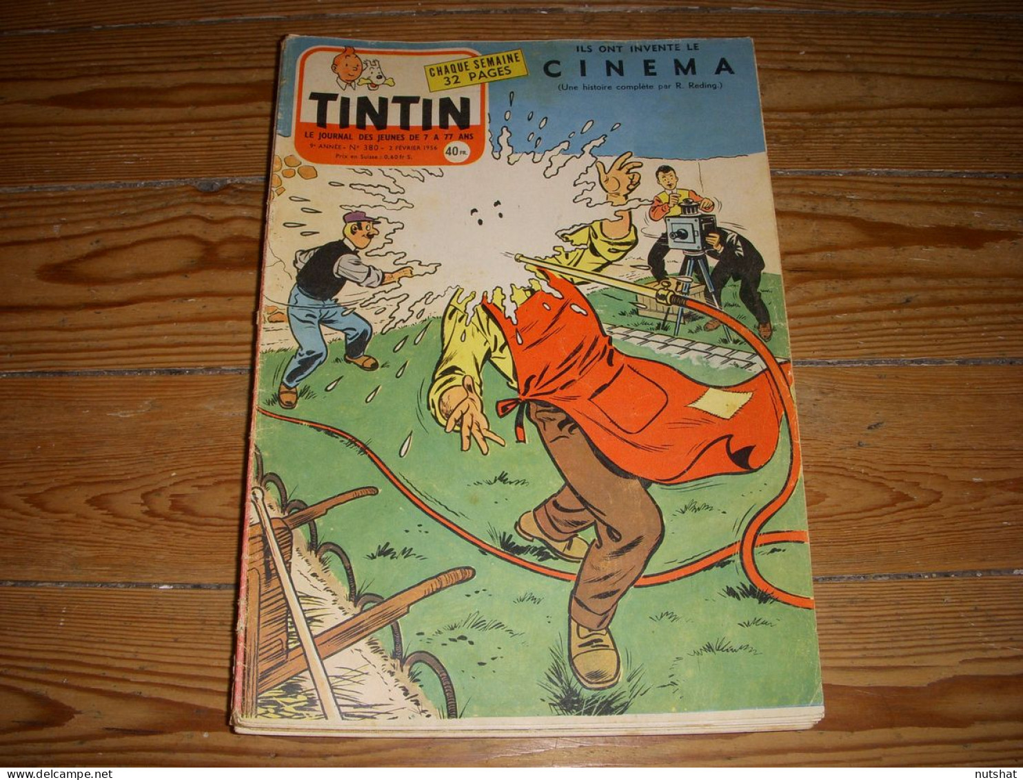 TINTIN 380 02.02.1956 Les HOMMES Des TERRES FROIDES BLAKE Et MORTIMER De JACOBS - Tintin