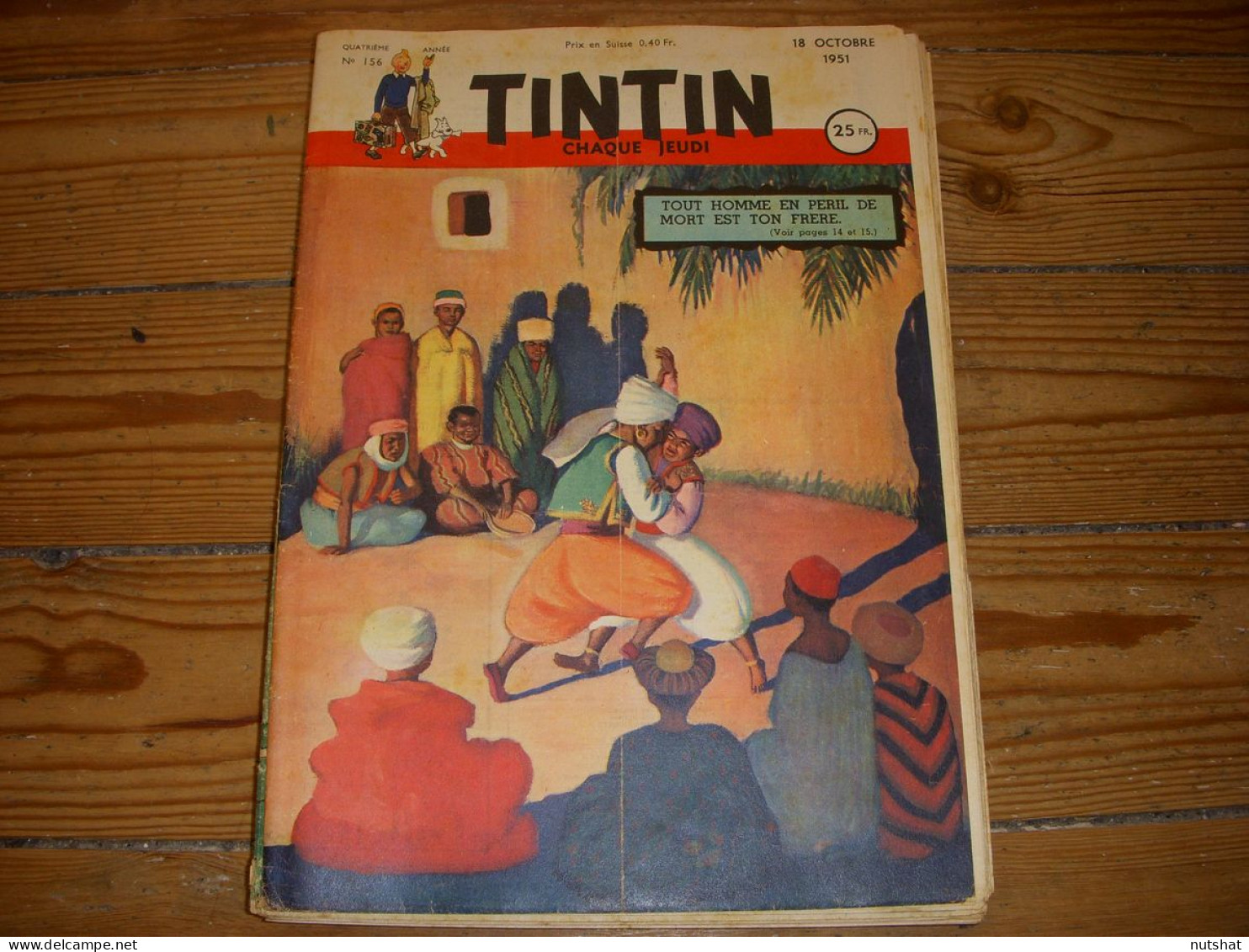 TINTIN 156 18.10.1951 Les INVENTIONS BAROQUES Mr BARELLI De Bob De MOOR - Tintin