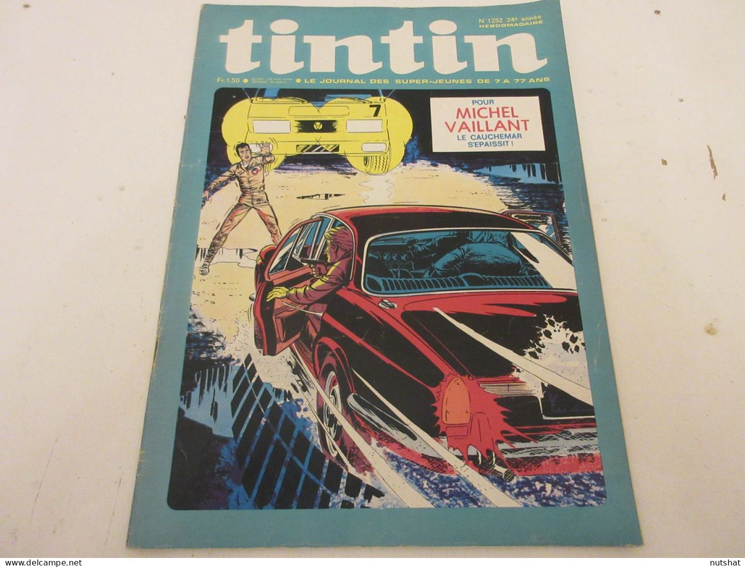 TINTIN 1252 26.10.1972 DOSSIER Les SECRETS De La BD HERGE CARICATURE Dean MARTIN - Kuifje