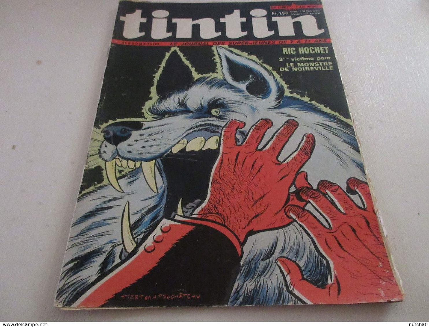 TINTIN 1196 30.09.1971 DOSSIER La DACTYLOSCOPIE Les EMPREINTES DIGITALES         - Kuifje