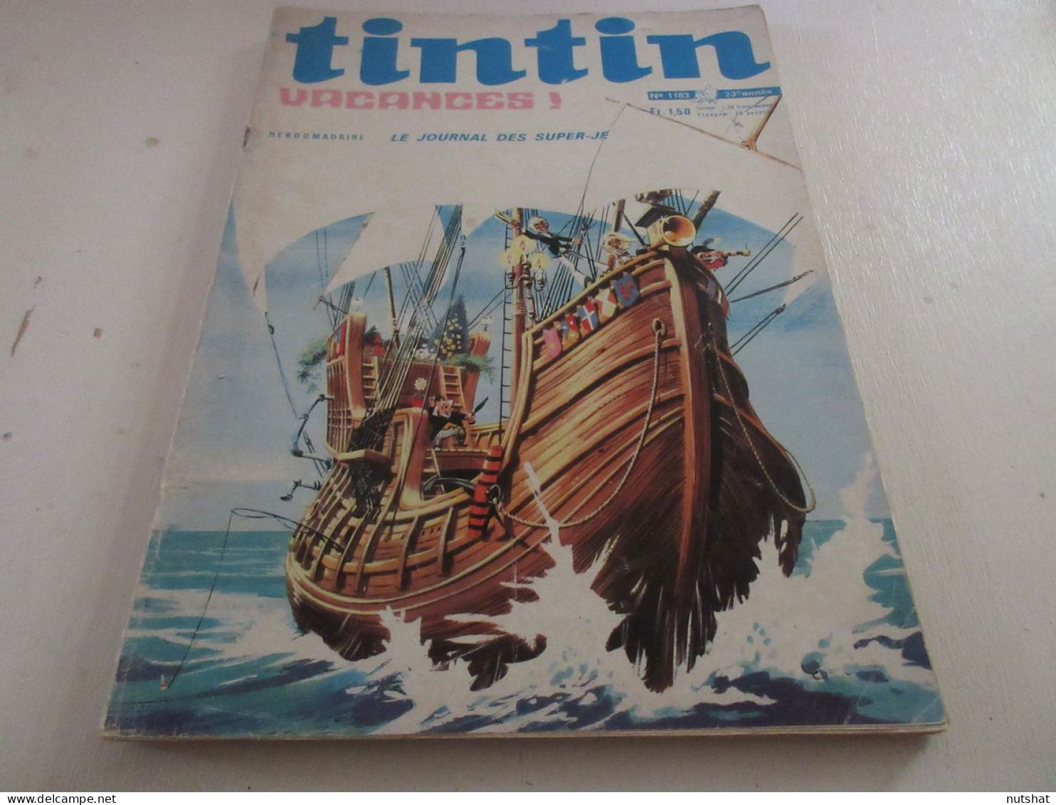 TINTIN 1183 01.07.1971 MONTGOLFIERE MODELES REDUITS A LA SOURCE Des INVENTIONS   - Kuifje