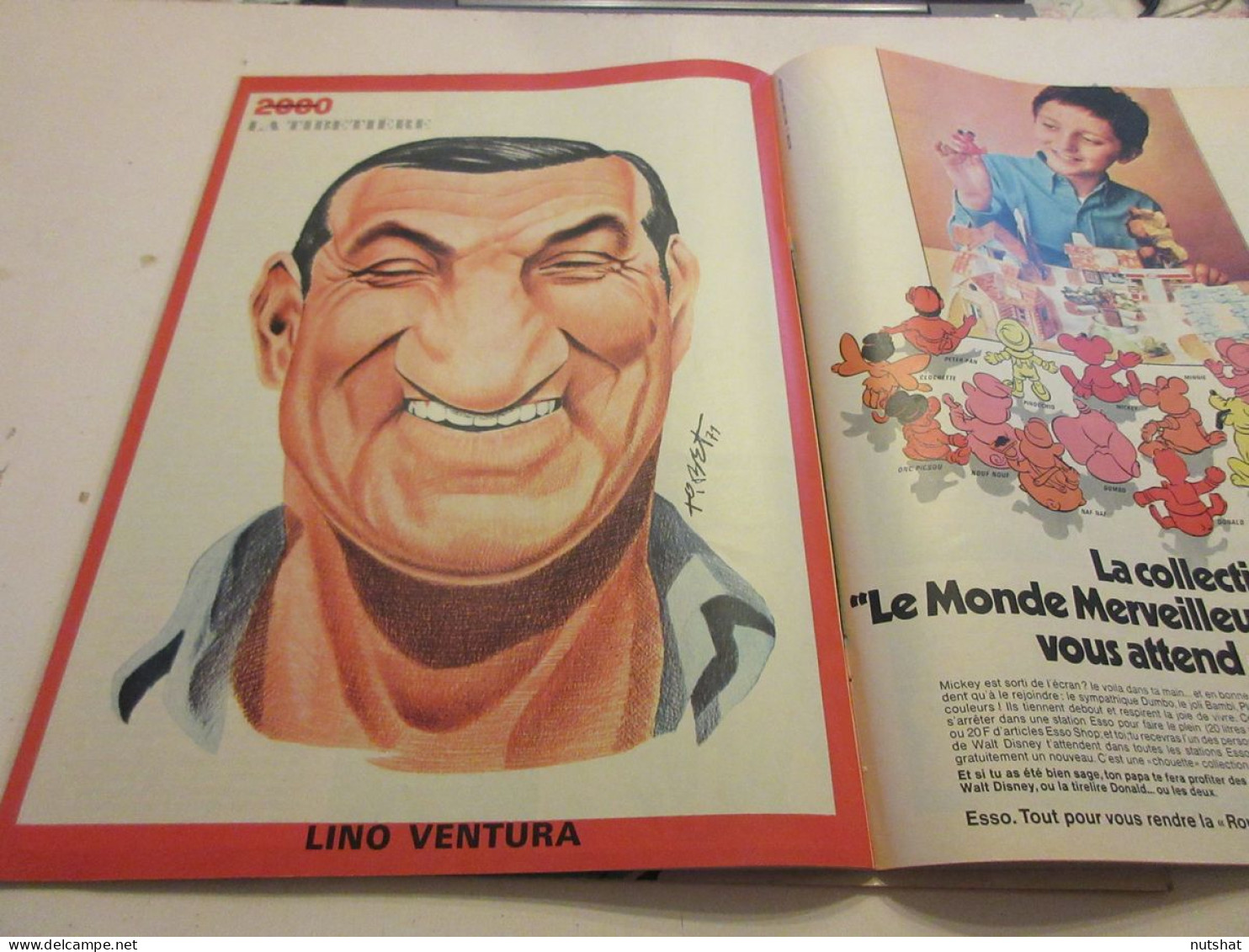 TINTIN 1173 22.04.1971 DOSSIER La VIOLENCE CARICATURE Lino VENTURA BILLETS TIBET - Tintin