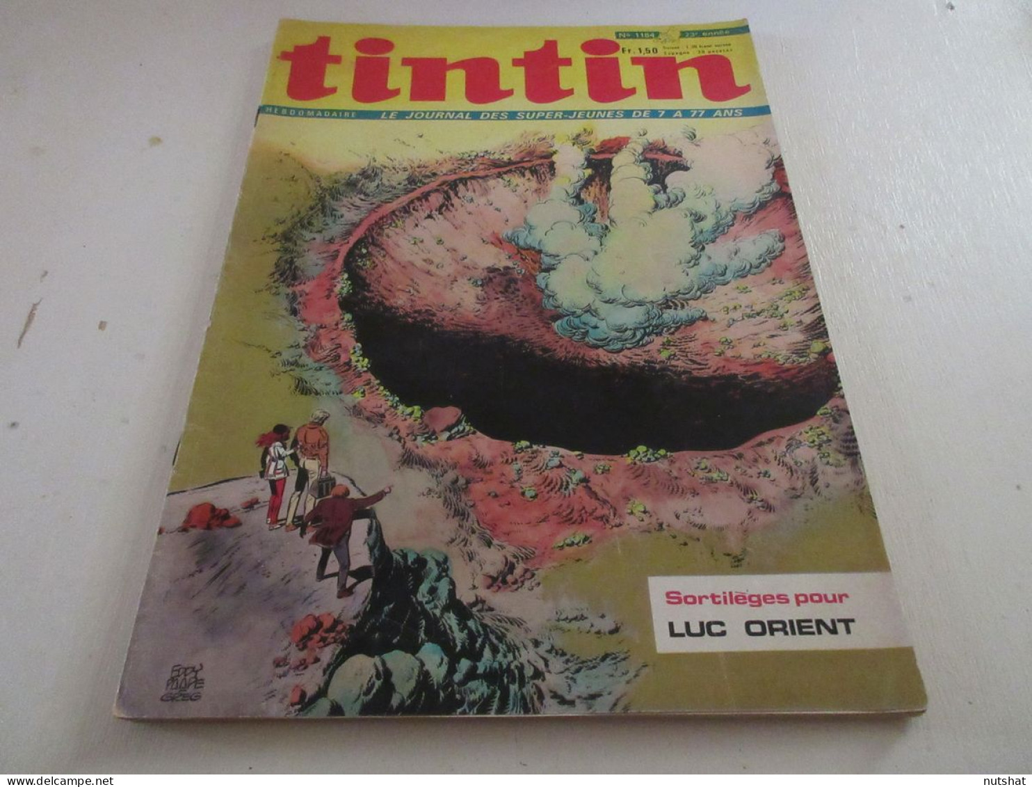 TINTIN 1184 08.07.1971 PARIS MAROC TEST "DUNE BUGGIES" CARICATURE Jerry LEWIS    - Tintin