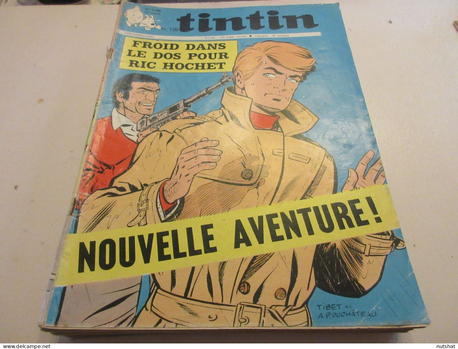 TINTIN 1136 06.08.1970 SUNBEAM RAPIER COMICS USA BD AMERICAINE BICOT The KATZIES - Tintin