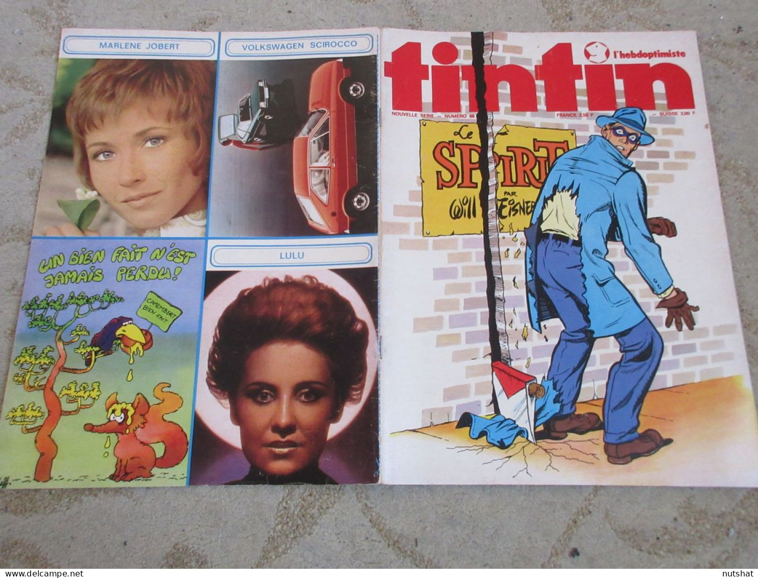 TINTIN 068 23.04.1974 CINEMA POLICIER Paul NEWMAN Robert REDFORD L'ARNAQUE       - Tintin