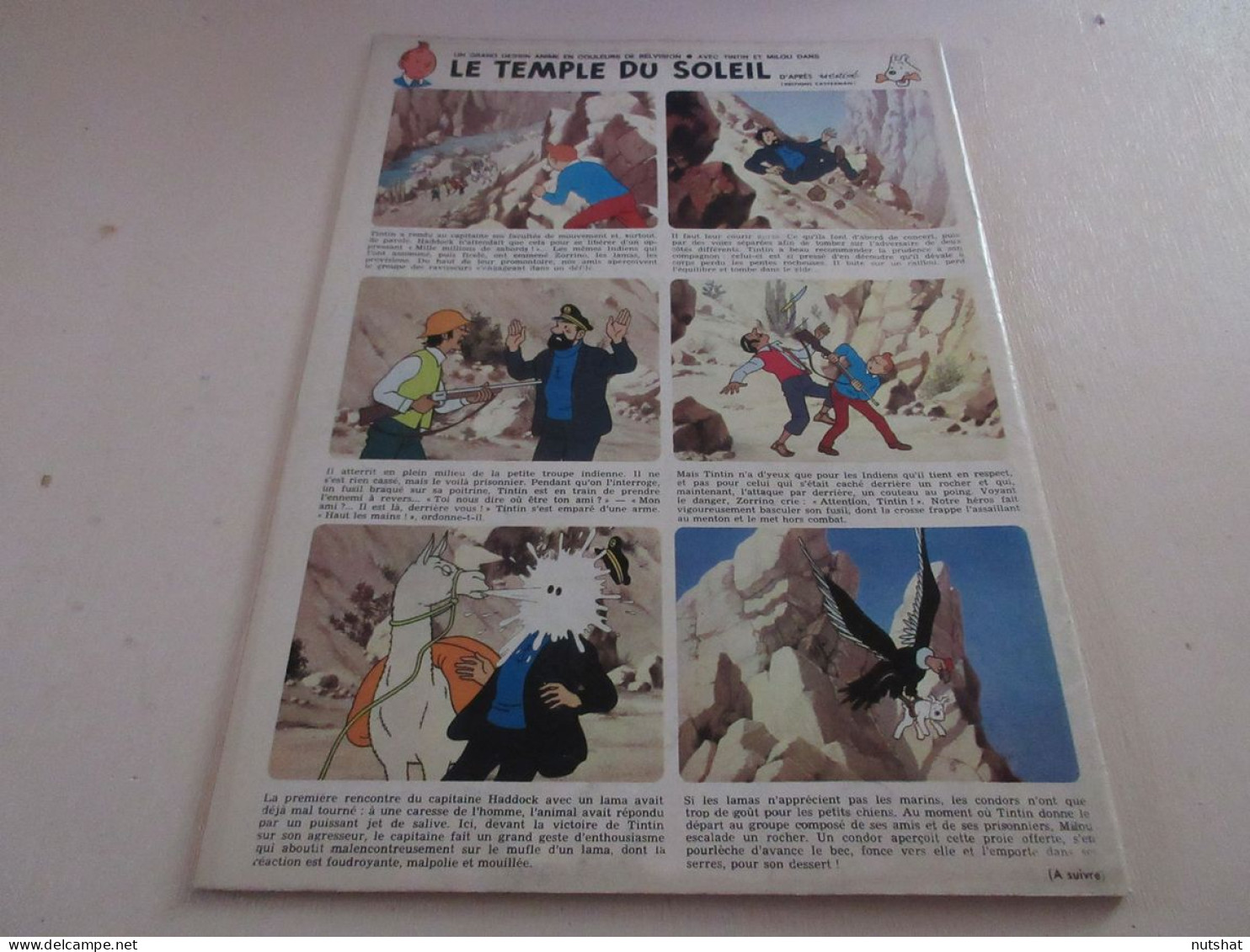 TINTIN 1101 04.12.1969 NOEL Les NOUVEAUX JOUETS ORDINATRON JUKE BOX TELETOP      - Tintin