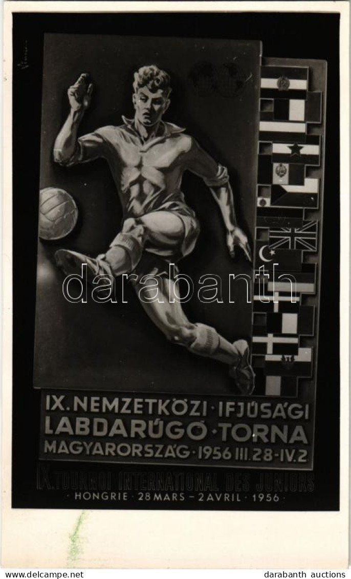 ** T2/T3 1956 IX. Nemzetközi Ifjúsági Labdarúgó Torna Magyarország / 9th International Youth Football Tournament S: Vinc - Ohne Zuordnung