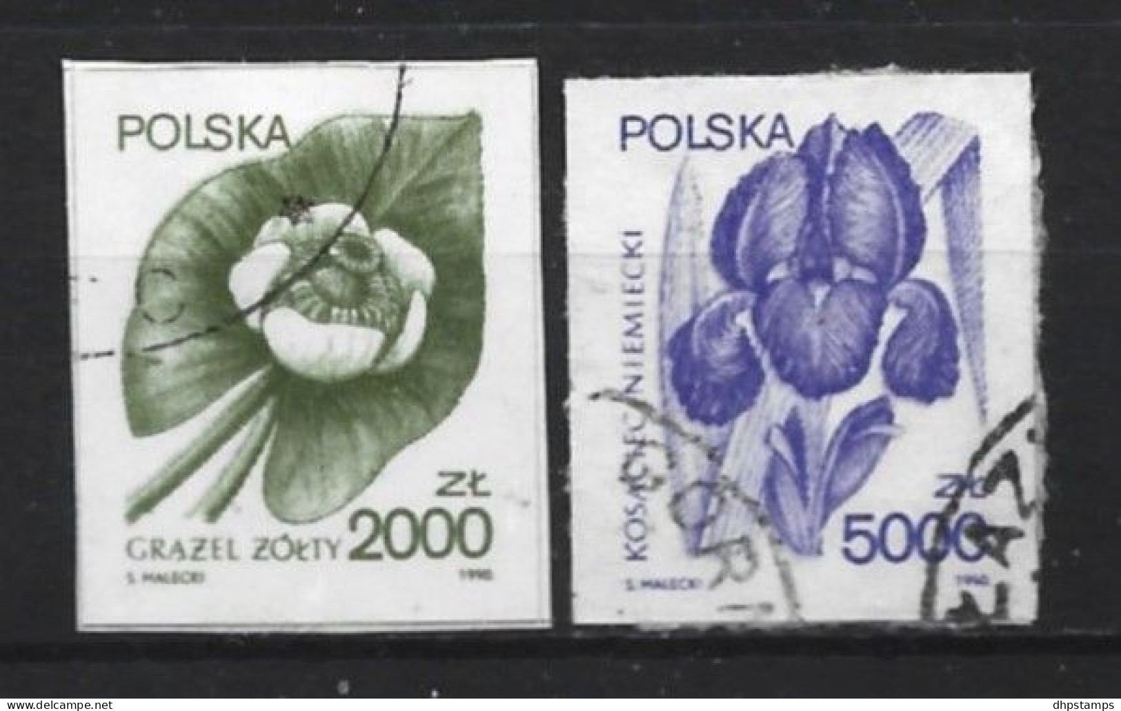 Polen 1990 Flowers Y.T. 3082/3083 (0) - Gebruikt