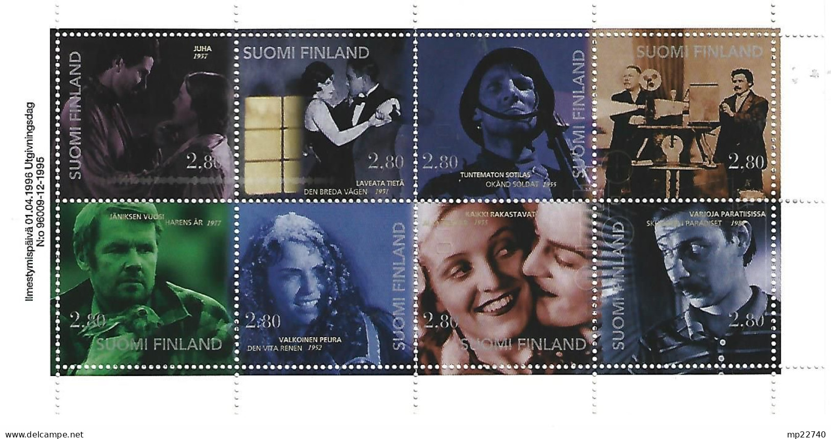 FINLANDE THEME CINEMA CARNET DE 1995 COMPLET MNH TTB - Altri & Non Classificati