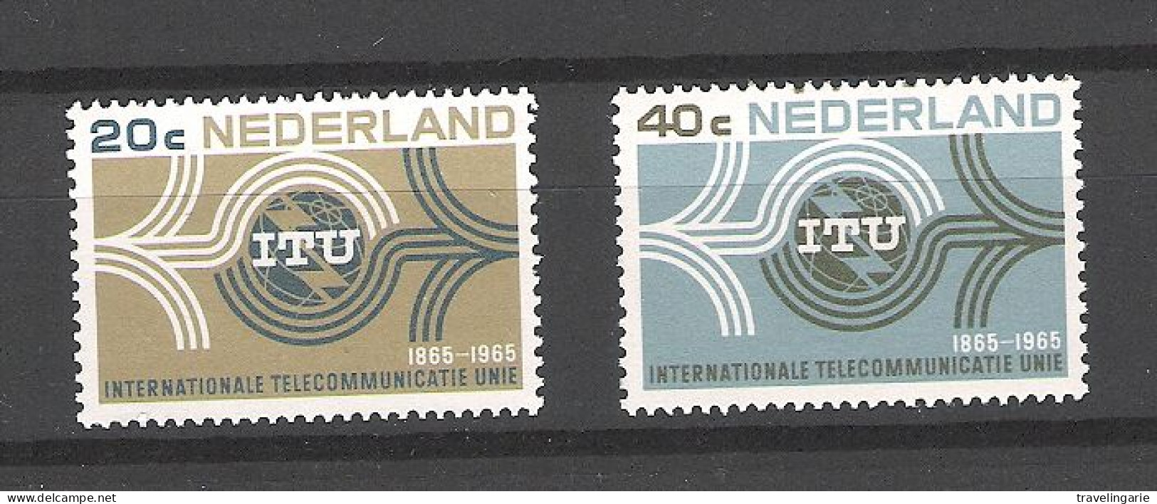 Netherrlands 1965 I.T.U. Telecommunications Cent. MNH ** NVPH 840/41 Yvert 814/15 - Telekom