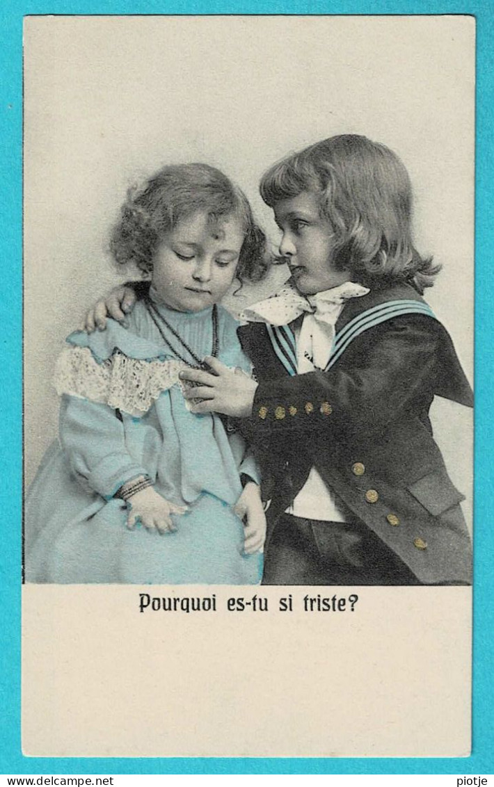 * Fantaisie - Fantasy - Fantasie (Enfant - Child - Kind) * (n° 152) Pourquoi Es-tu Si Triste, Boy Girl, Garçon Fille - Portraits