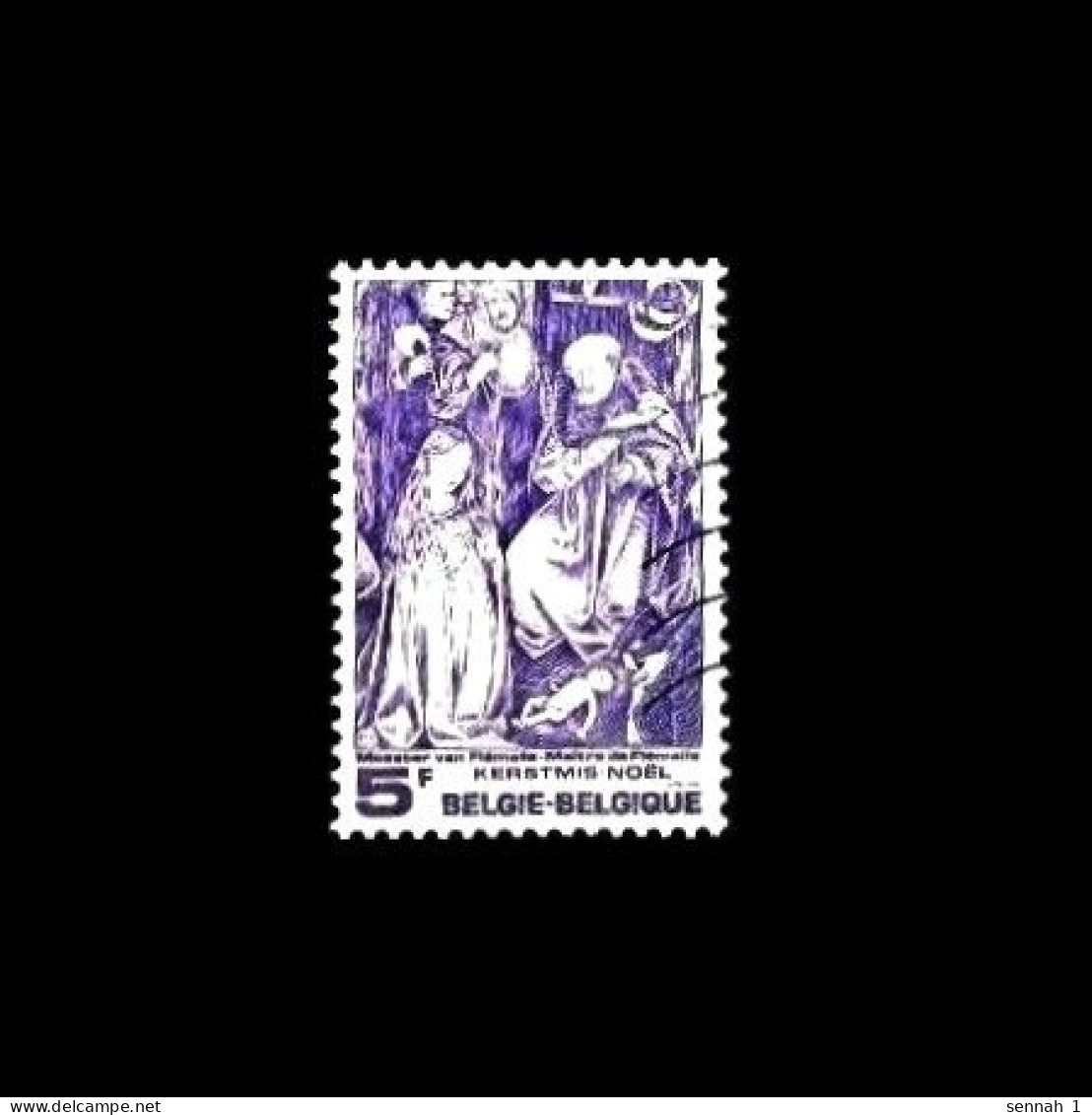 Belgien / Belgique / Belgie: 'Weihnachten – Christmas – Noël – Kerstmis – Flémalle, 1976', Mi 1889; Yv 1832; COB 1837 Oo - Oblitérés