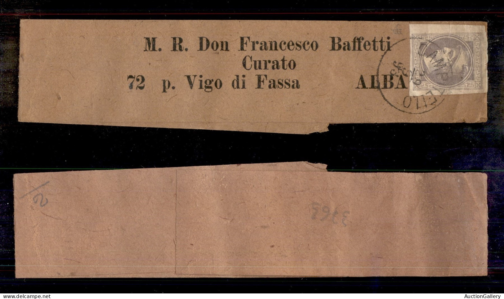 Antichi Stati Italiani - Lombardo Veneto - Territori Italiani D'Austria - Campitello - 1 Kreuzer (12 - Per Giornali) Su  - Autres & Non Classés