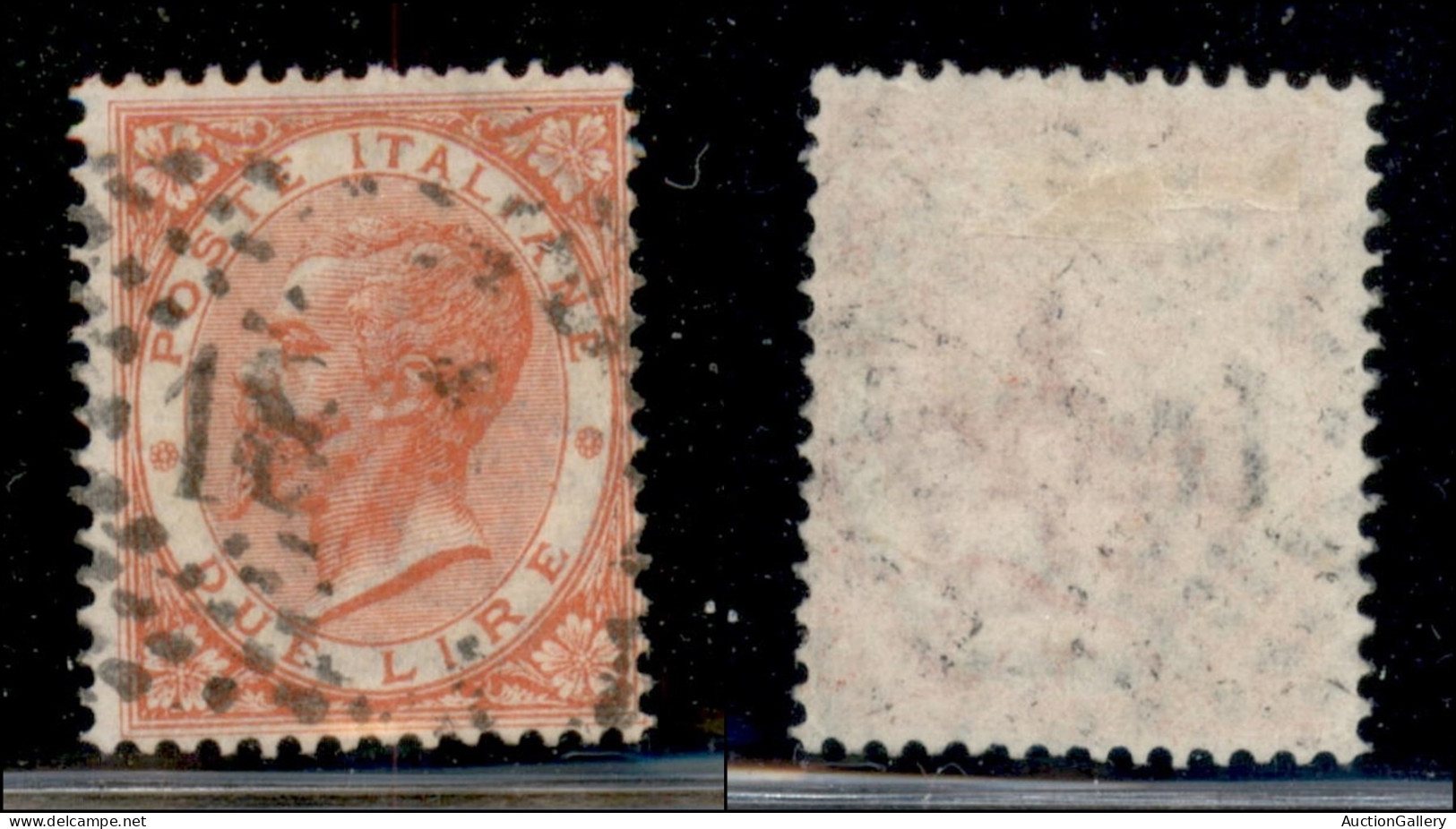 Regno - Vittorio Emanuele II - 1863 - 2 Lire De La Rue (L22) - Usato (350) - Sonstige & Ohne Zuordnung