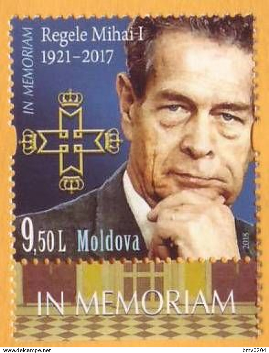 2018 Moldova Moldavie Mint  Kingdom. King I Mihai. Romania. Bessarabia Basarabia  In Memory 1v Mint. - Moldavie