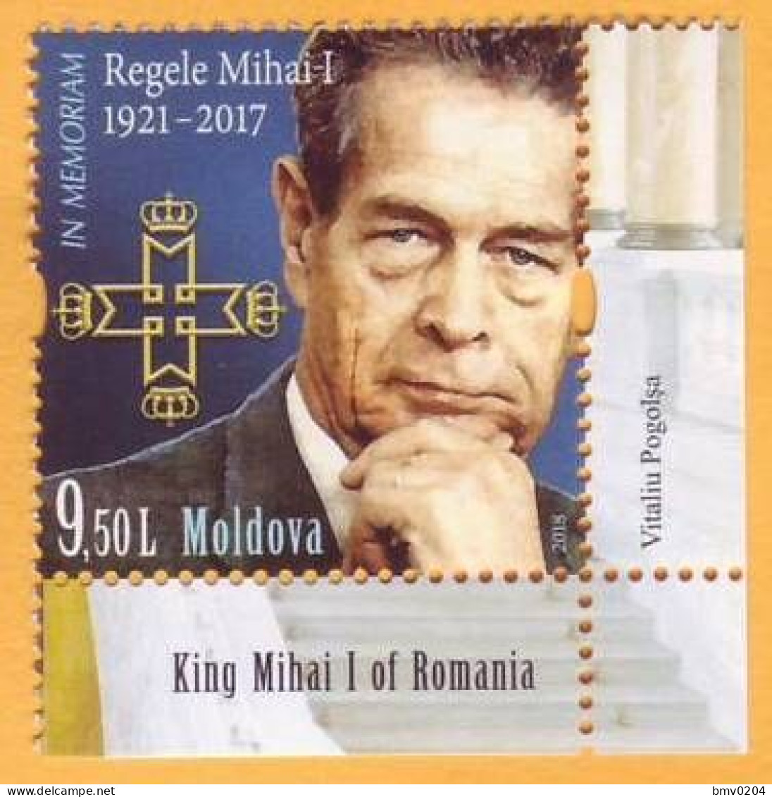 2018 Moldova Moldavie  Kingdom. King 1 Mihai. Romania. Bessarabia Basarabia  In Memory 1v Mint - Moldavie