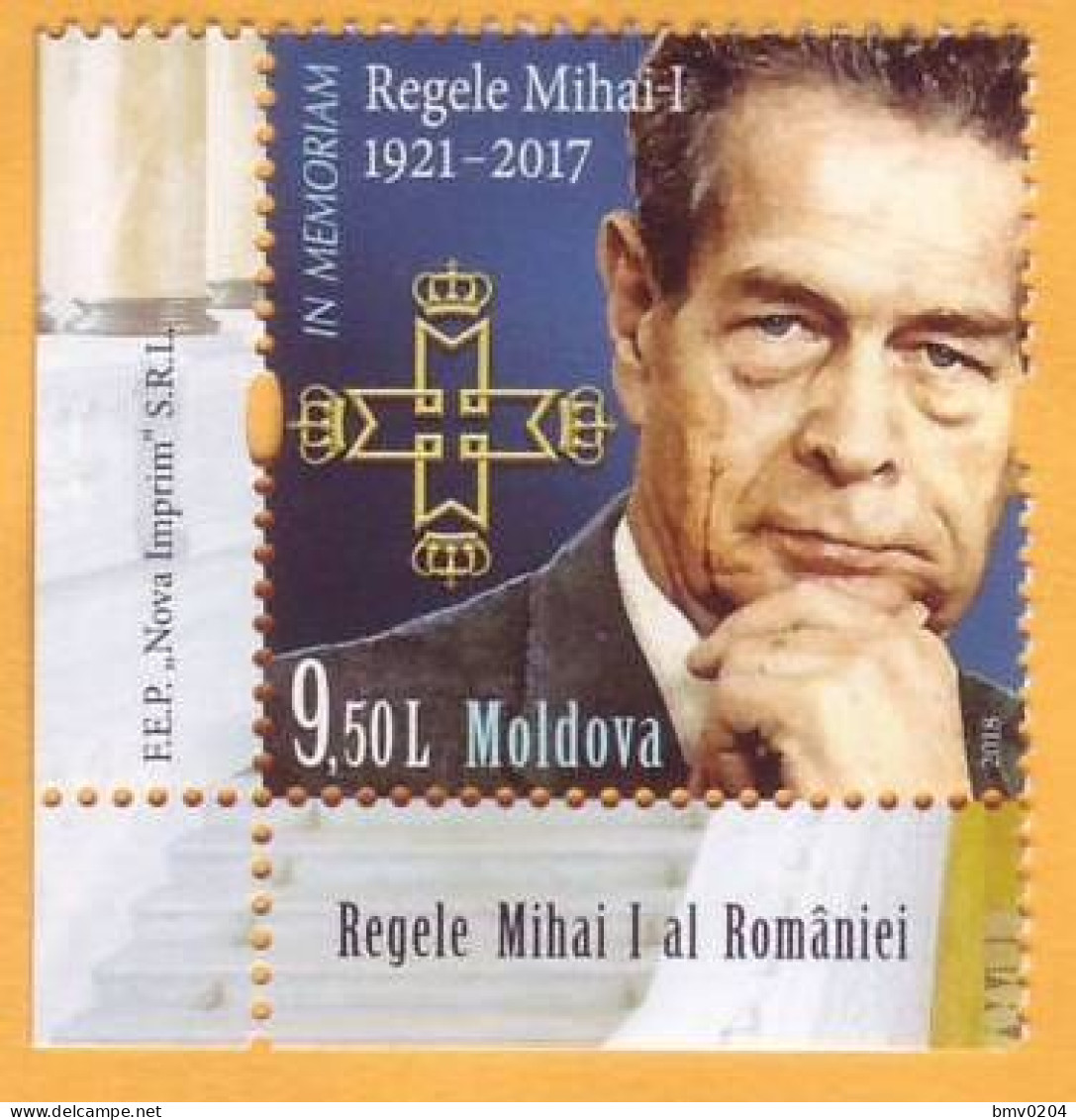 2018 Moldova Moldavie  Kingdom. King 1 Mihai. Romania. Bessarabia Basarabia  In Memory 1v Mint - Moldova