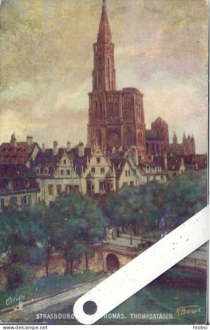 Illustrateur  Beraud, Strasbourg, Quai Saint Thomas Ed Tuck - Beraud