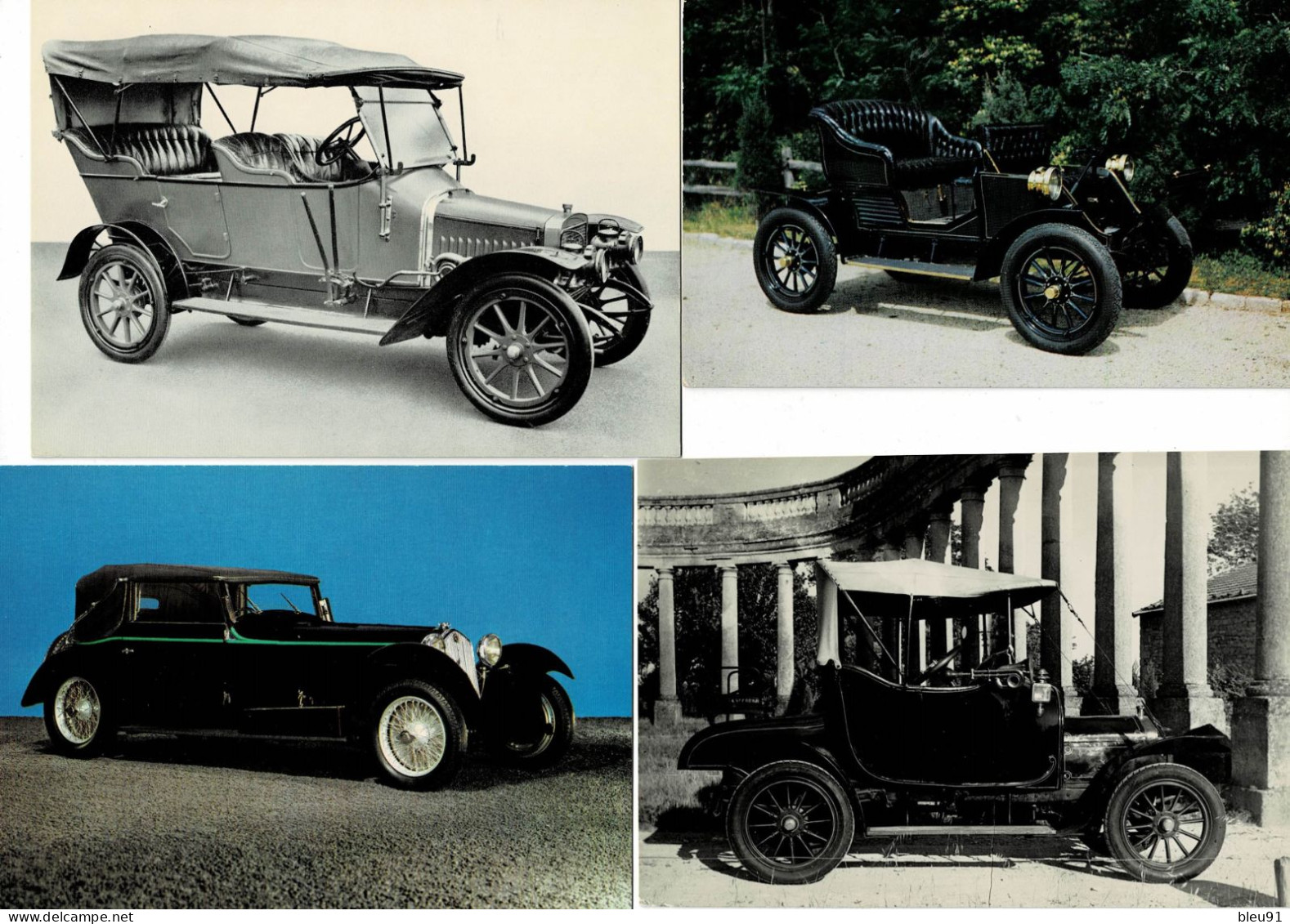 100 CARTES AUTOMOBILES ANCIENNES - Collections & Lots