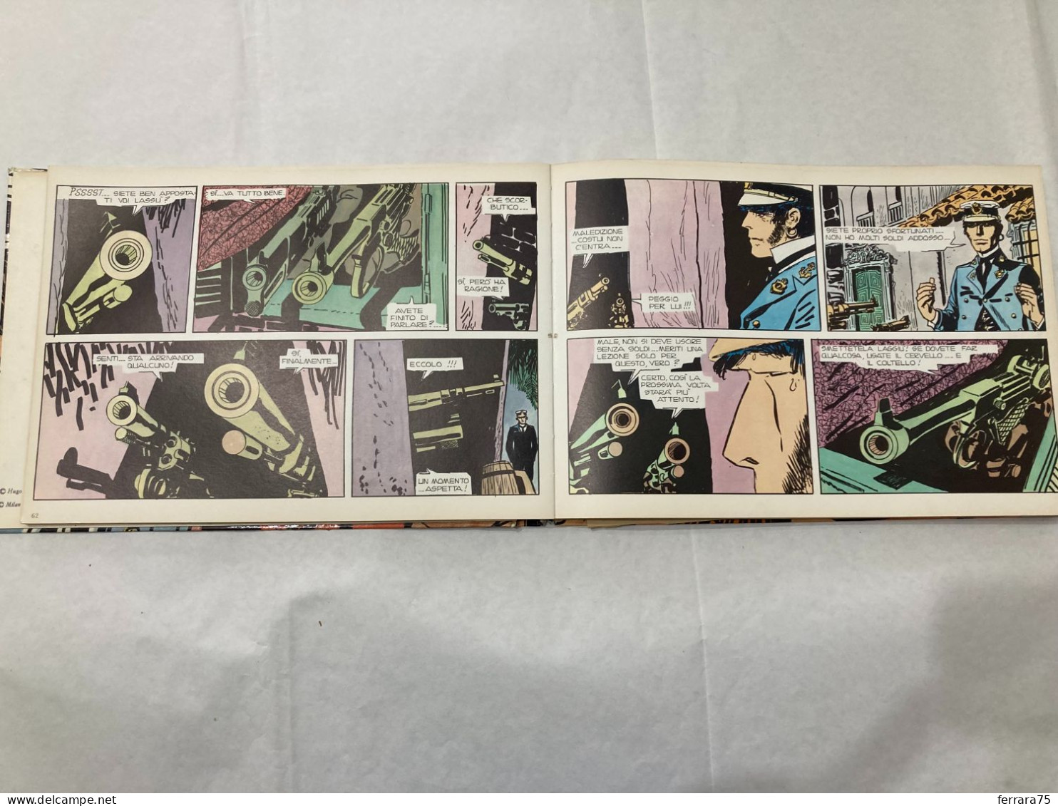 HUGO PRATT-CORTO MALTESE COPIA NUMERATA N.895 MILANO LIBRI EDIZIONI 1974.