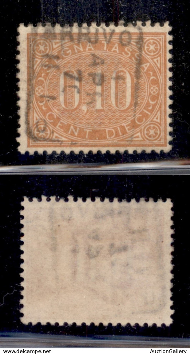Regno - Segnatasse - 1869 - 10 Cent (2) Usato - Andere & Zonder Classificatie