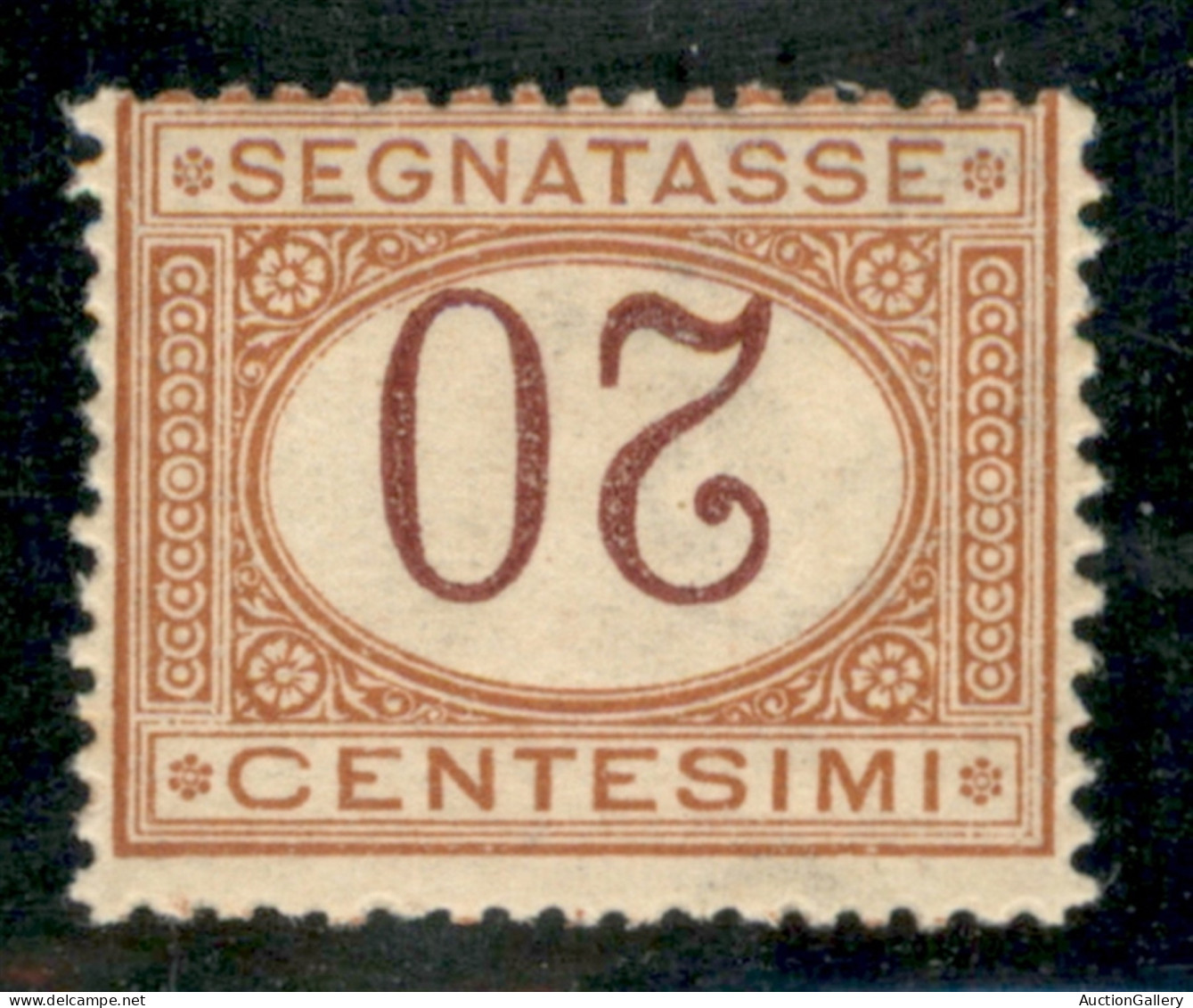 Regno - Segnatasse - 1894 - 20 Cent Segnatasse (22a) - Cifre Capovolte - Gomma Originale - Autres & Non Classés