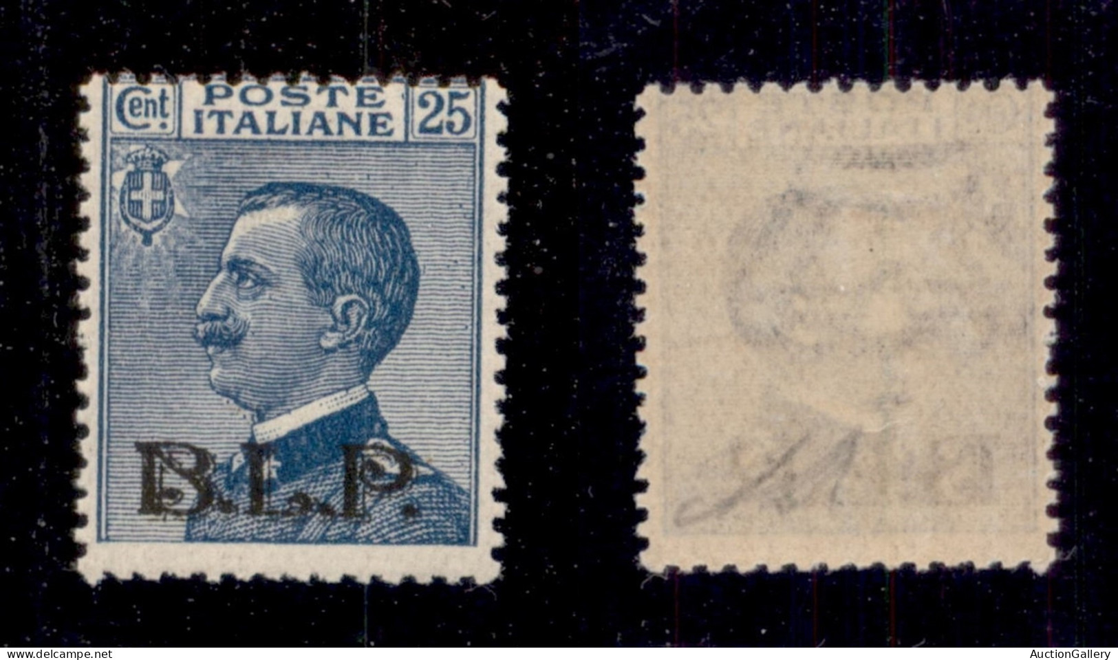 Regno - B.L.P. - 1922 - 25 Cent (8) - Con Filigrana Capovolta - Gomma Integra - Other & Unclassified