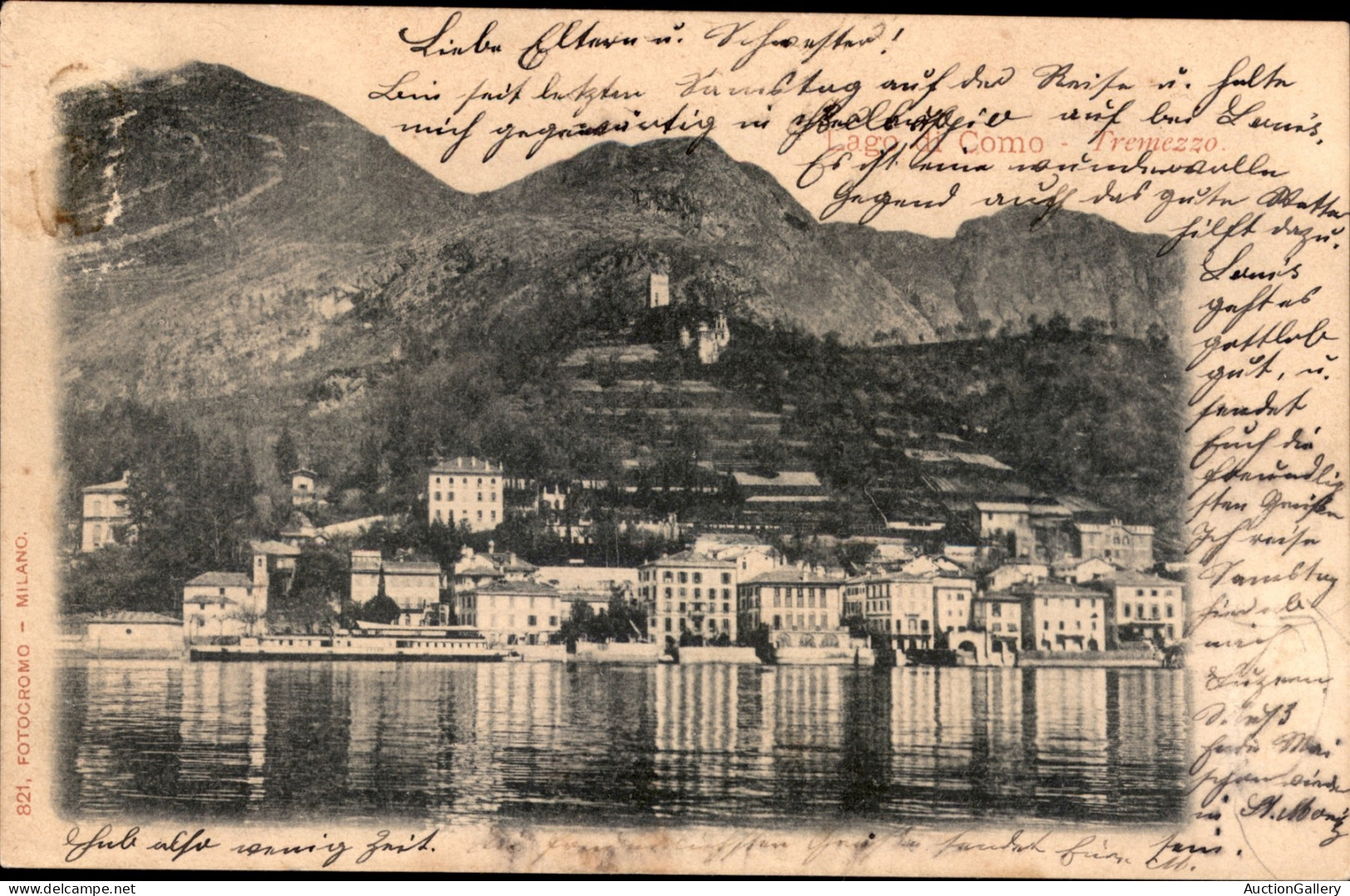 Regno - Navigazione - 1901 Cartolina Per La Svizzera Affrancata Con Umberto 10 Cent Annullo Como-Colico (Messaggiere) 18 - Other & Unclassified