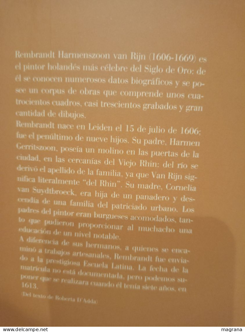 Rembrandt. Los Grandes Genios Del Arte. (11) Biblioteca El Mundo. 2004. 191 Pp. - Culture