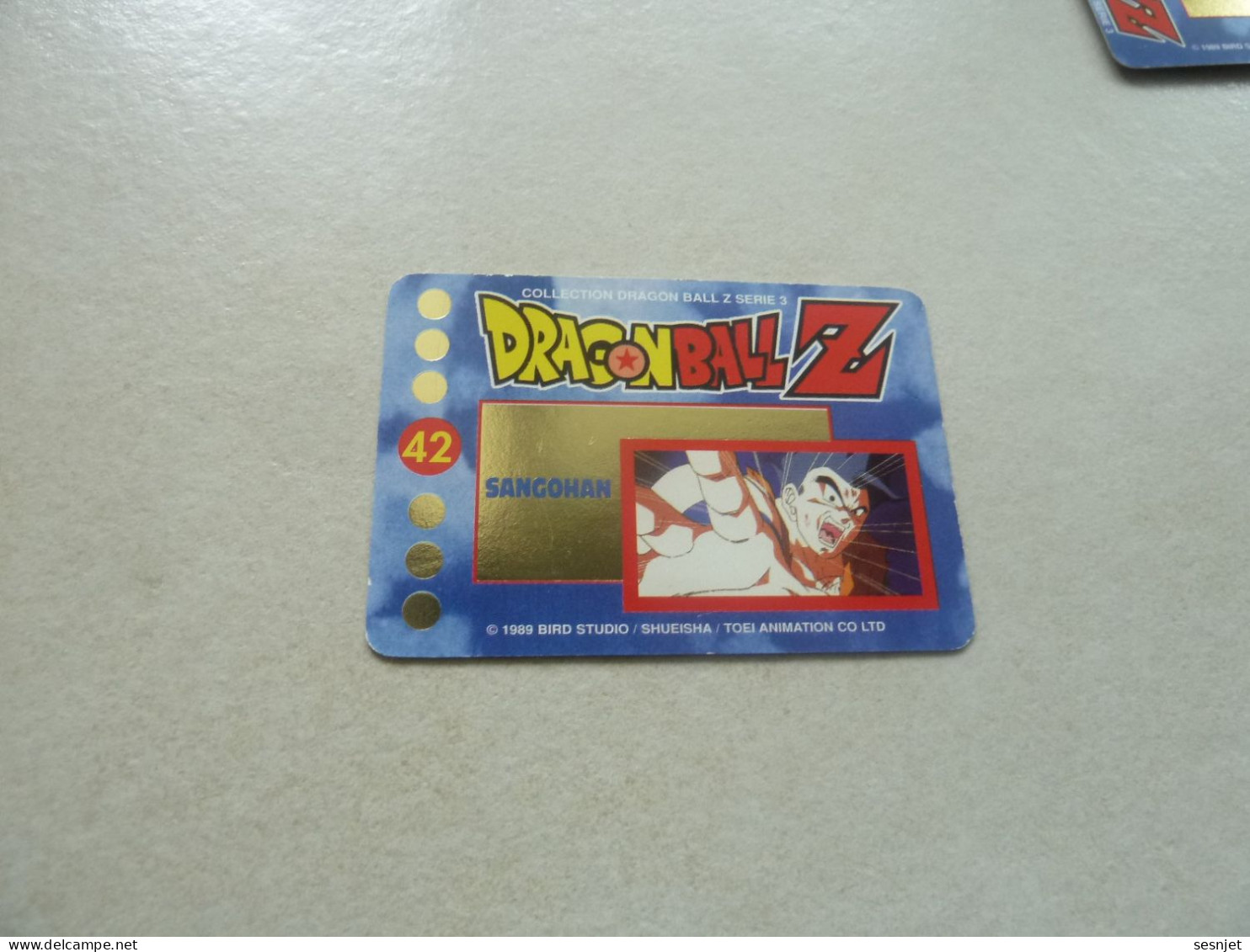Dragon Ball Z - Série 3 - N° 42 - Sangohan - Editions Bird Studio -  Année 1989 - - Dragonball Z