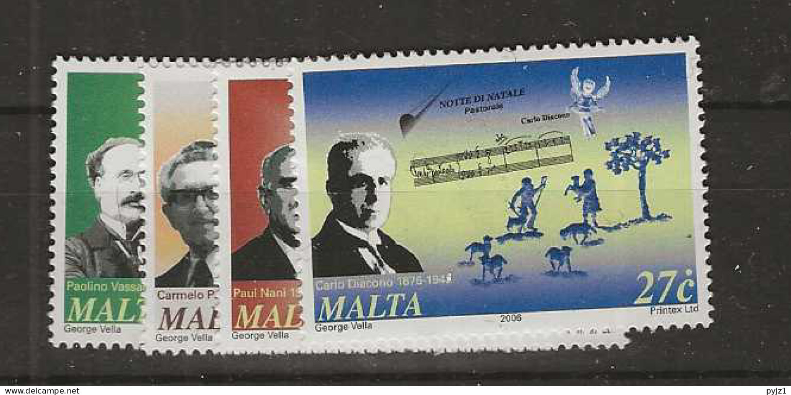 2006 MNH Malta Michel 1477-80 Postfris** - Malta