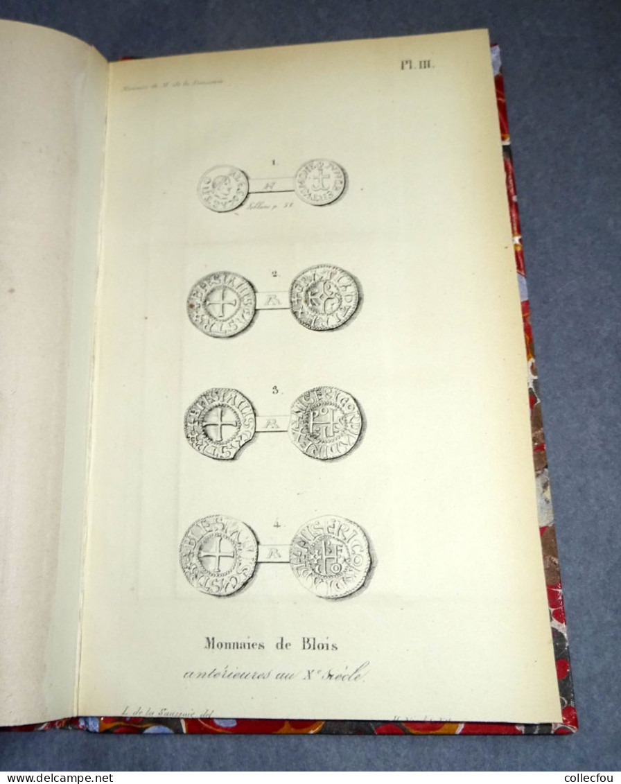 ESSAI SUR L'ORIGINE DE LA VILLE DE BLOIS (Loir-et-Cher, 41000) par L. De la SAUSSAYE. Imprimé à 125 exemplaires en 1833