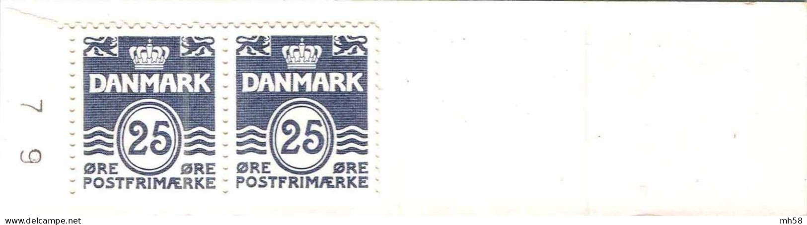 DANEMARK 1991 - Carnet / Booklet / MH Indice C11 - 10 Kr Chiffres / Reine Margarethe - YT C 976 I / MI MH 43 - Cuadernillos