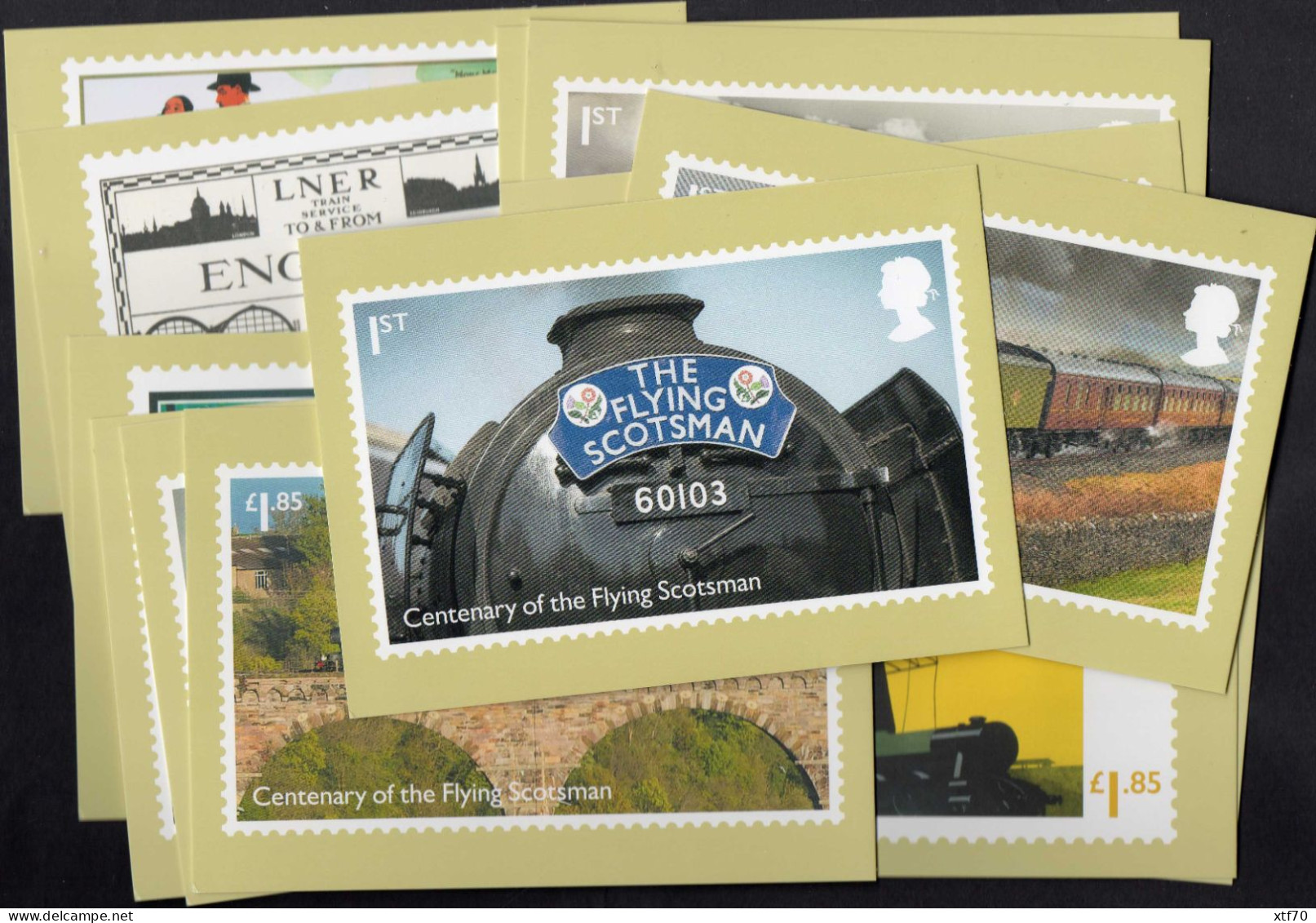 GREAT BRITAIN 2023 Centenary Of The Flying Scotsman Mint PHQ Cards - PHQ Karten