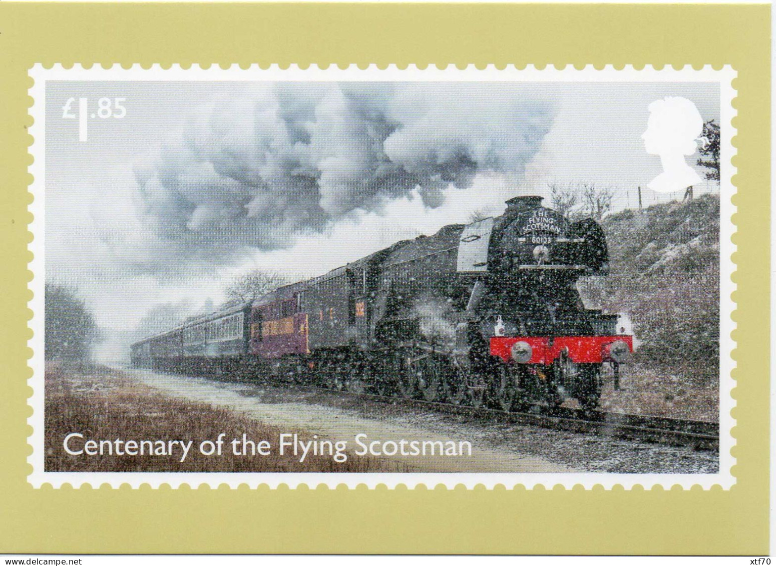 GREAT BRITAIN 2023 Centenary of the Flying Scotsman mint PHQ cards