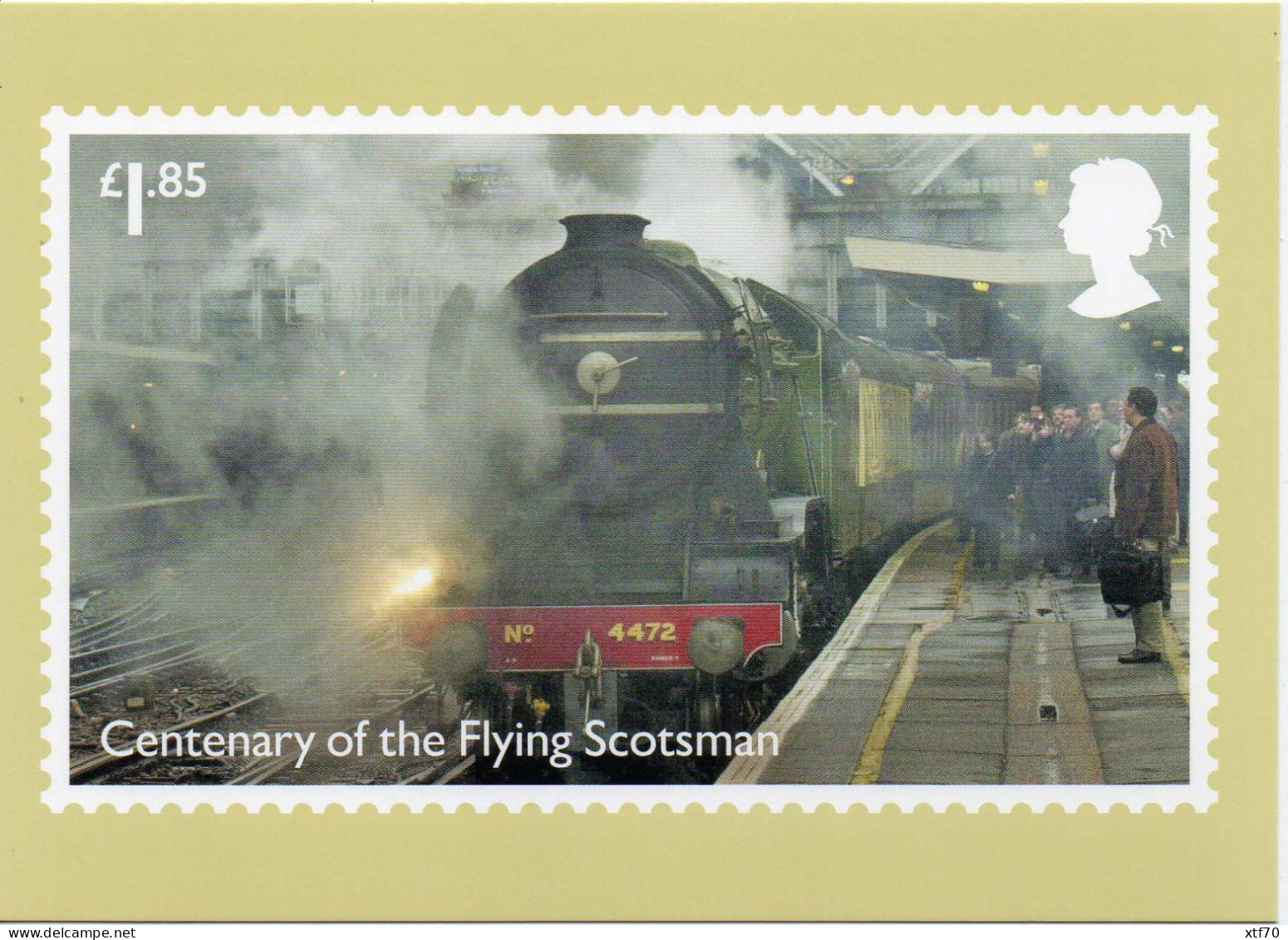 GREAT BRITAIN 2023 Centenary of the Flying Scotsman mint PHQ cards