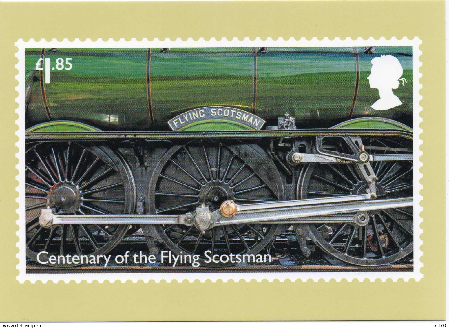 GREAT BRITAIN 2023 Centenary of the Flying Scotsman mint PHQ cards