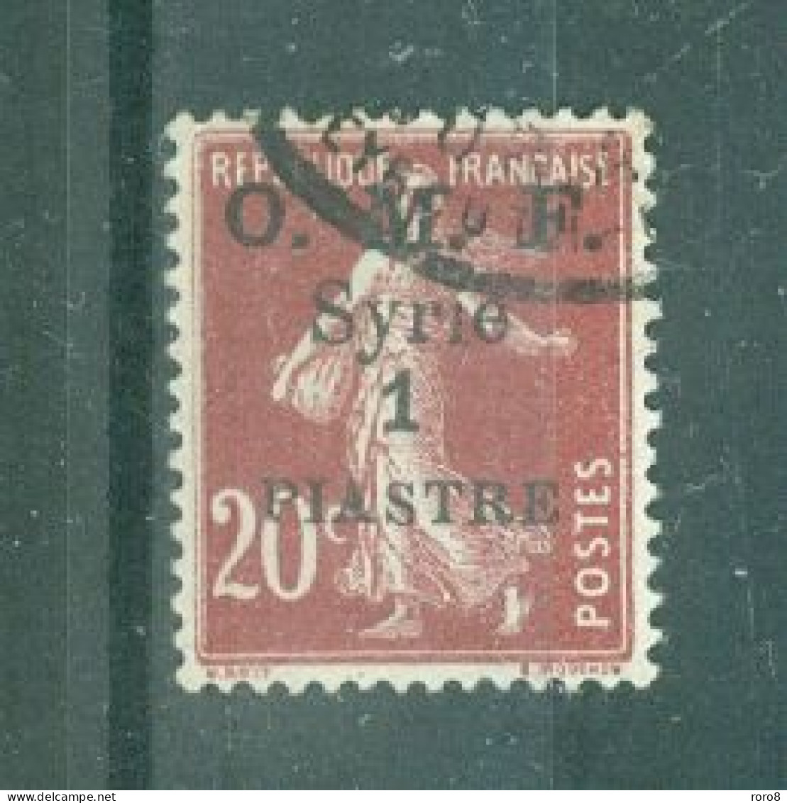 SYRIE - N°60 Oblitéré. T. De France De 1920-22 Surchargés. - Used Stamps