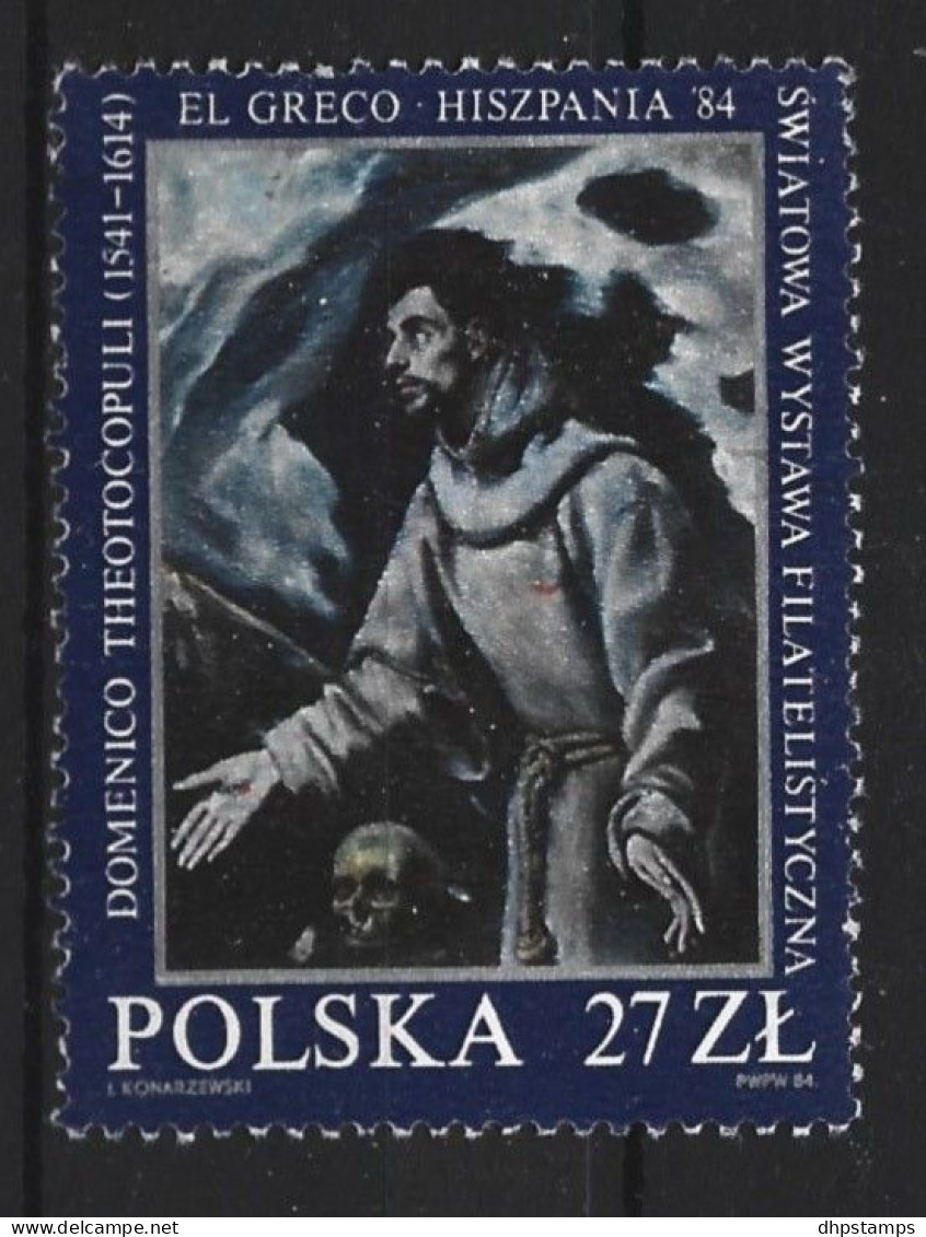 Polen 1984 Painting.  Y.T. 2724 (0) - Used Stamps