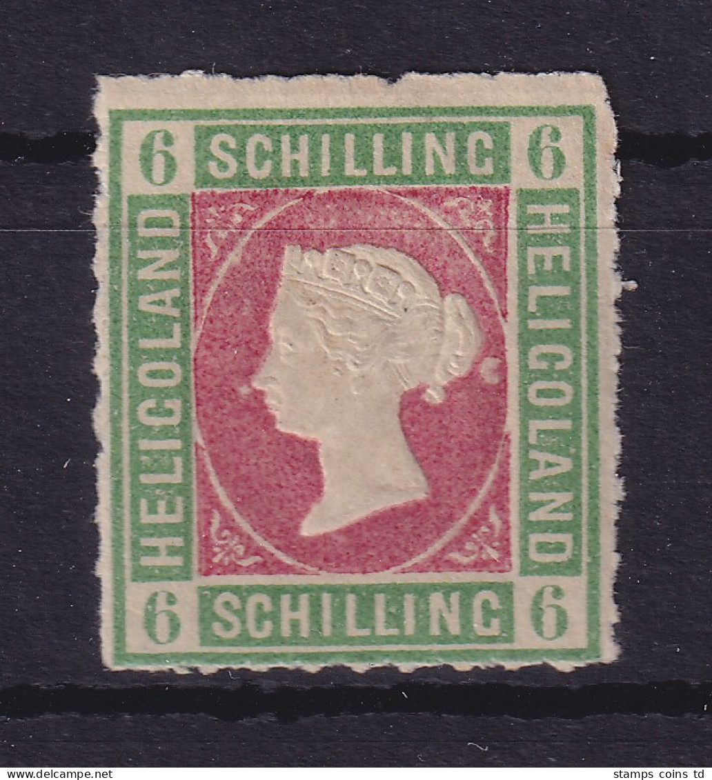 Helgoland 1867 Queen Victoria 6 Schilling Mi.-Nr. 4 Ungebraucht * - Heligoland