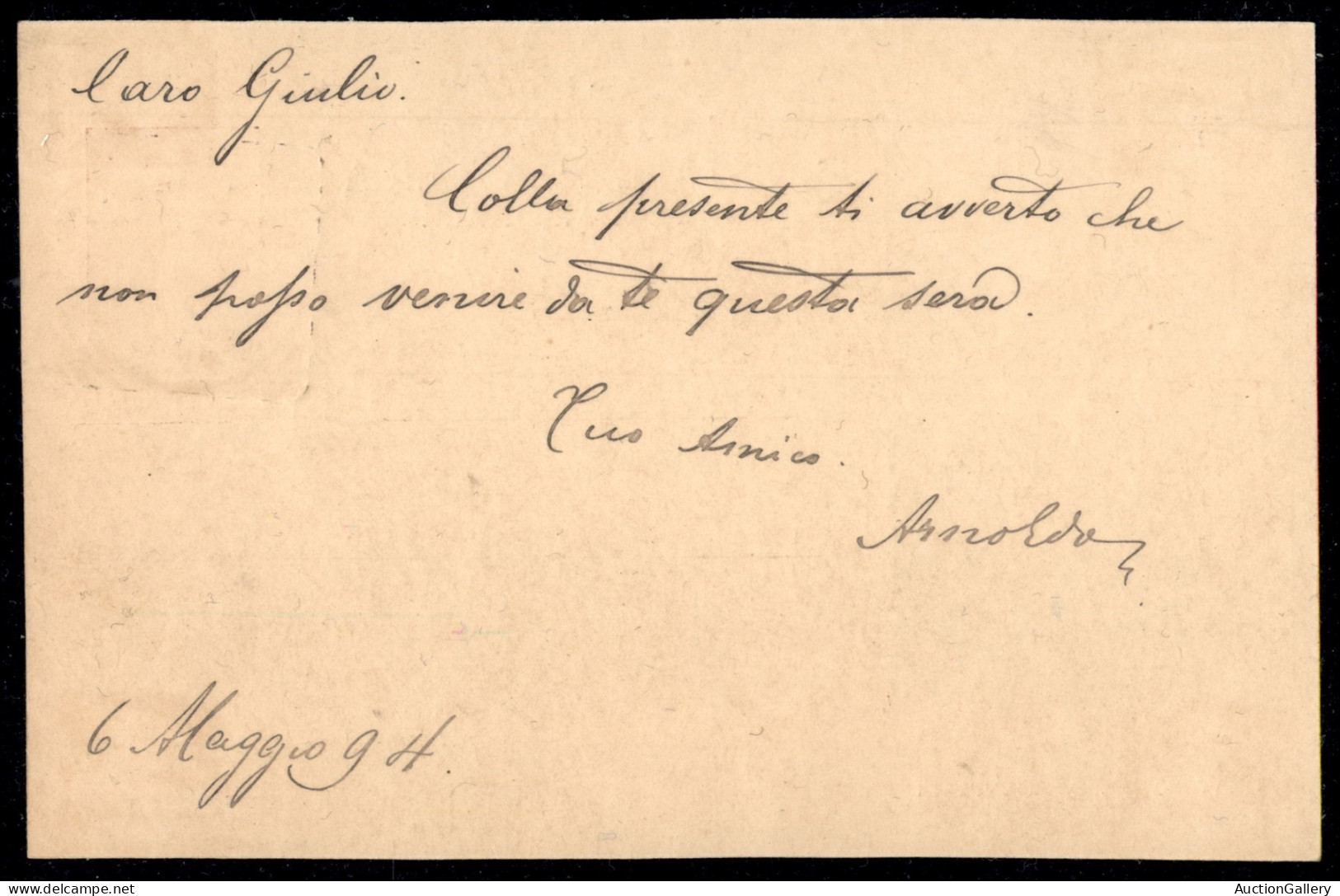 Regno - Interi - 1894 - Esposizione Filatelica Milano (CC9 1/5) - Serie Completa Con 4 FDC + 1 7.5.94 - Bell'insieme - Autres & Non Classés