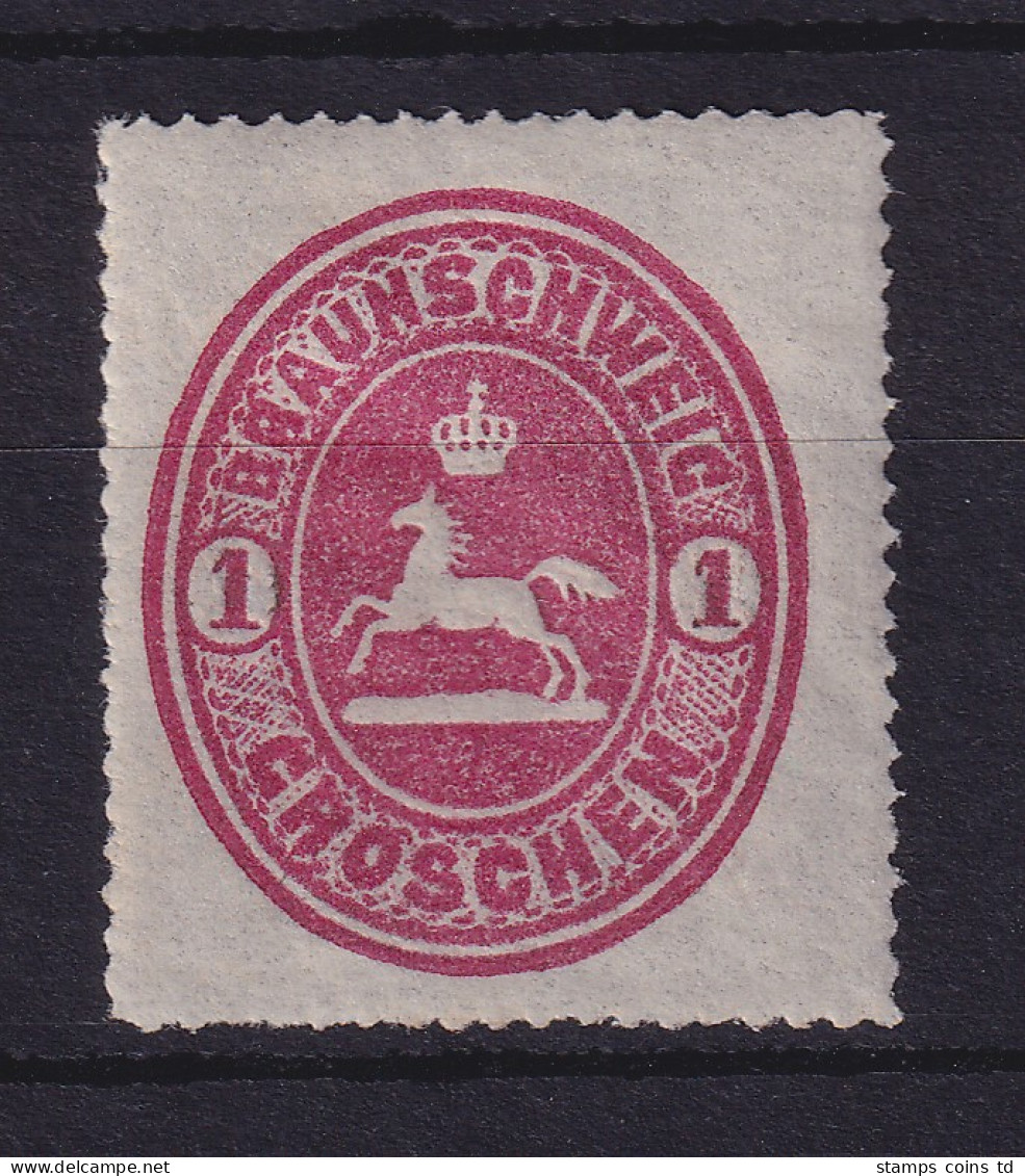 Altdeutschland Braunschweig 1865 Wappen 1 Groschen Mi-Nr. 18 Postfrisch ** - Braunschweig