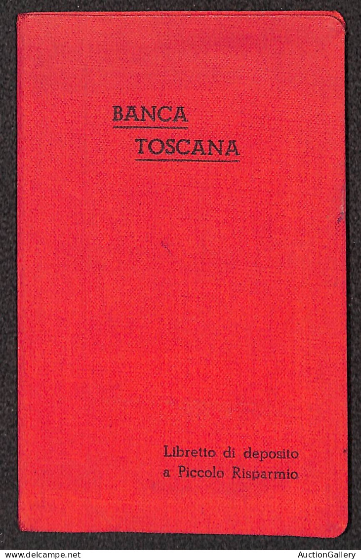 Regno - Documenti/Varie - 1944 - Libretto Di Deposito A Piccolo Risparmio Dell Banca Toscana - Autres & Non Classés
