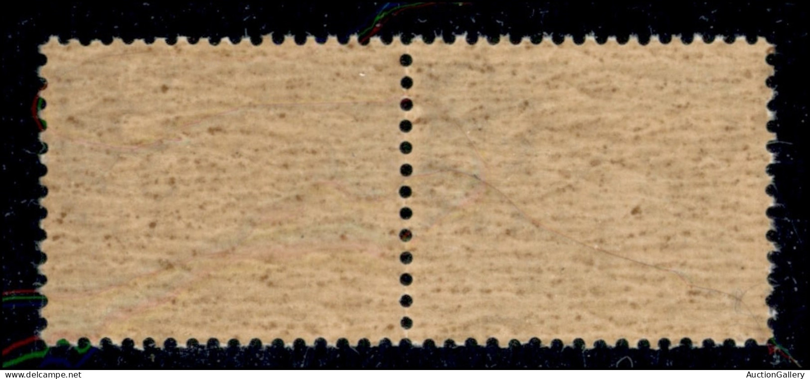 RSI - G.N.R. Brescia - 1943 - 5 Cent (470/Ipc + 470/I) - Punto Grosso Dopo R In Coppia Col Normale - Gomma Integra - Other & Unclassified