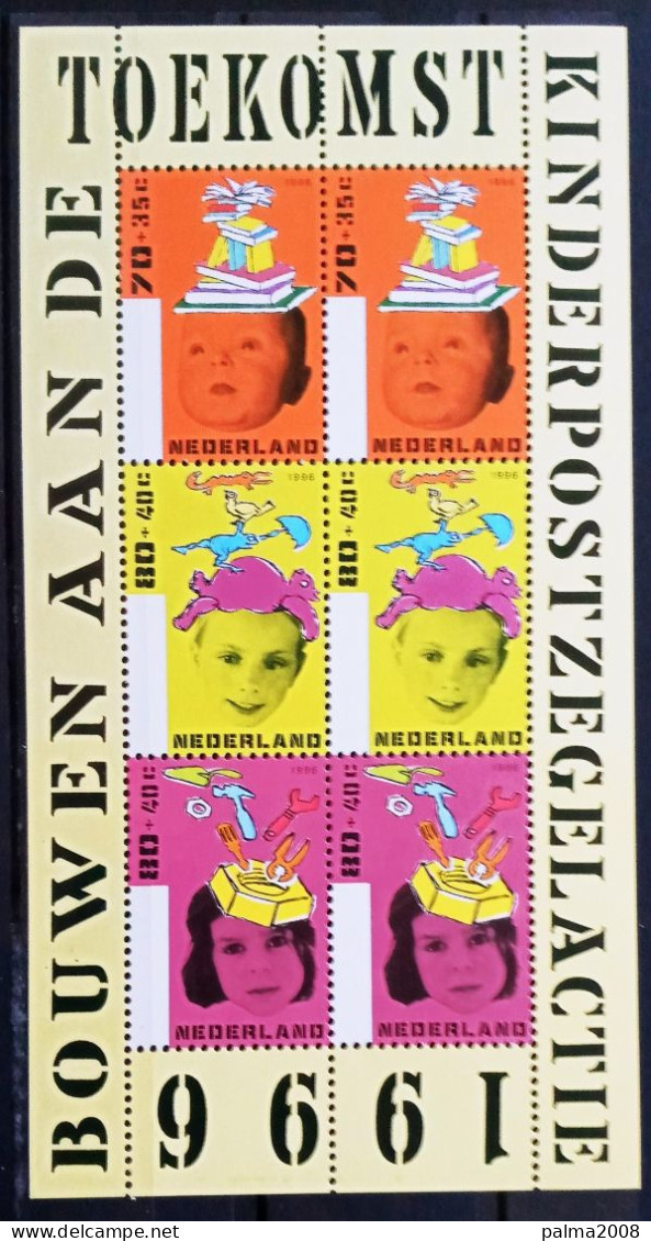 HOLANDA  IVERT 1560/62 H.B. 50 + 1723/25 NUEVOS ** SOBRETAXAS A BENEFICIO DE LA INFANCIA - Unused Stamps