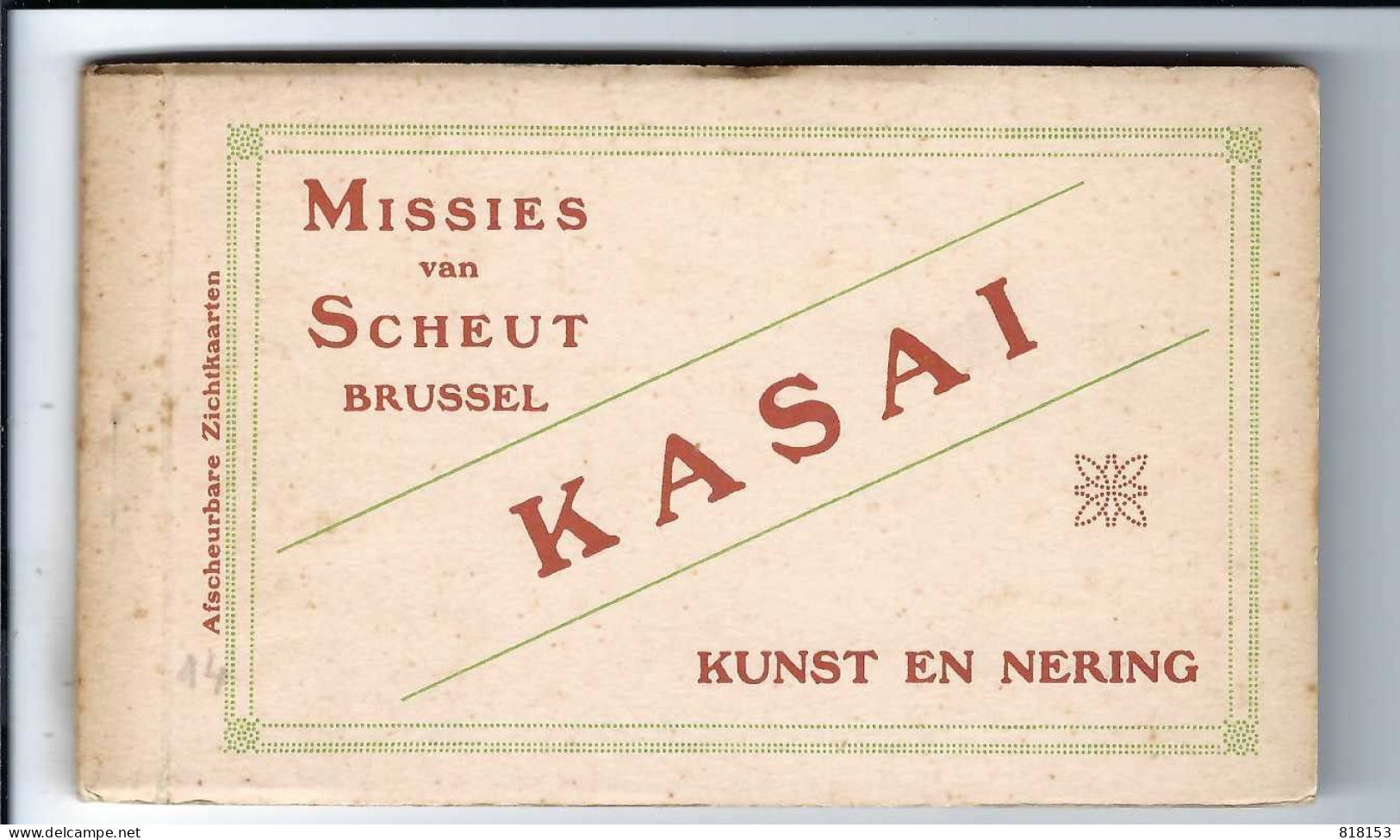 Missies V SCHEUT BRUSSEL     KASAI  KUNST EN NERING  14 KAARTEN (port België 3,40€) - Missionen