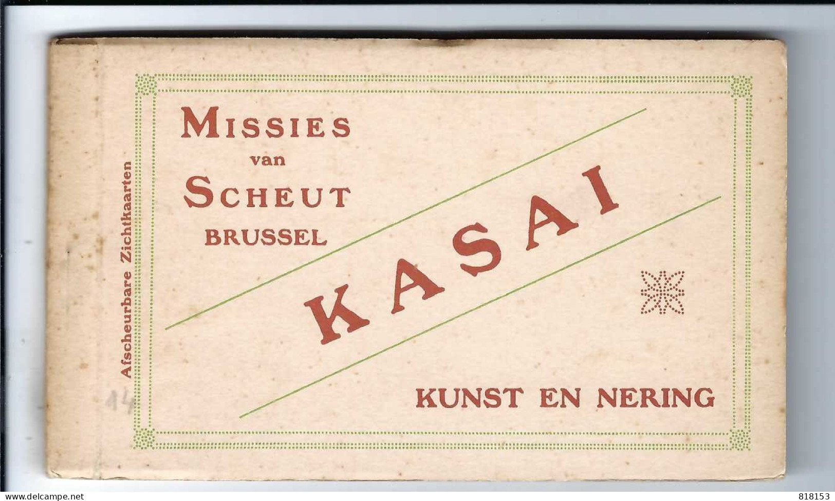 Missies V SCHEUT BRUSSEL     KASAI  KUNST EN NERING  14 KAARTEN (port België 3,40€) - Missioni