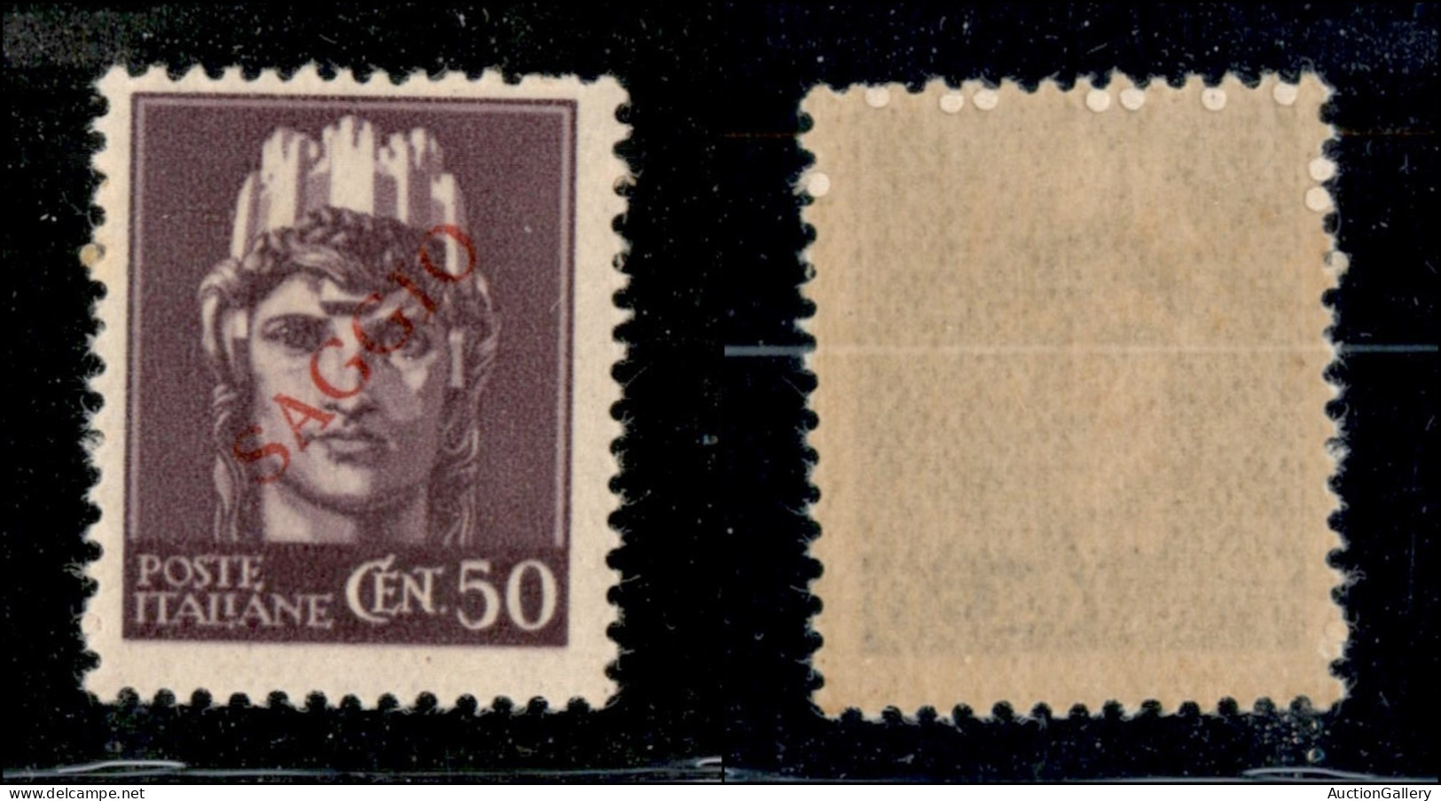 Luogotenenza - 1945 - 50 Cent Imperiale (538) - Gomma Integra - Andere & Zonder Classificatie