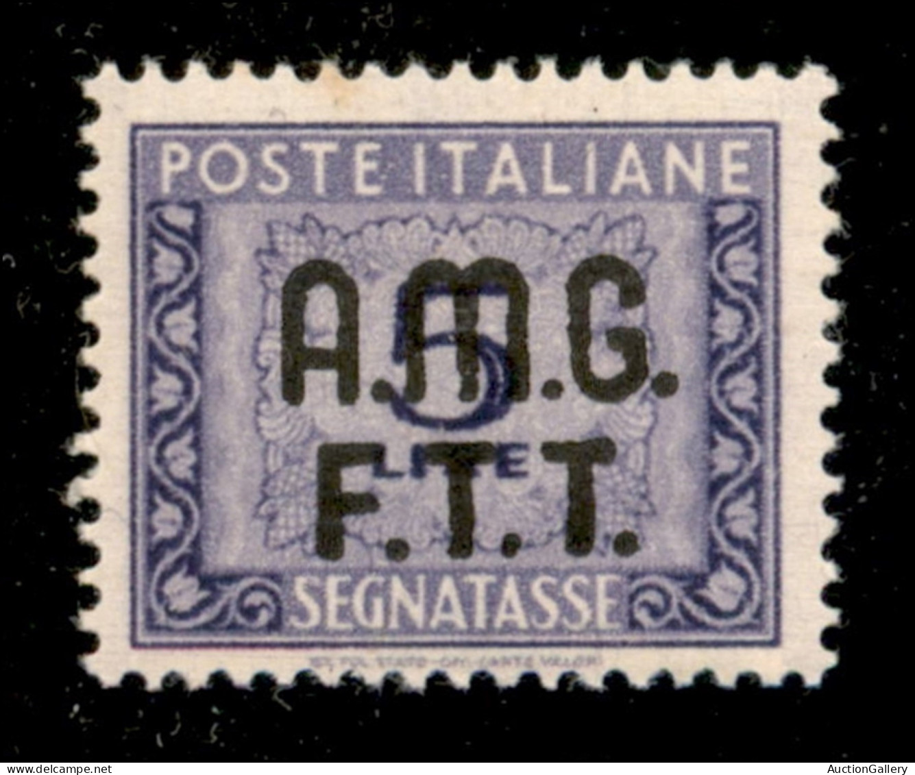 Trieste  - Trieste AMG FTT - 1949 - 5 Lire (9) - Gomma Integra (320) - Autres & Non Classés